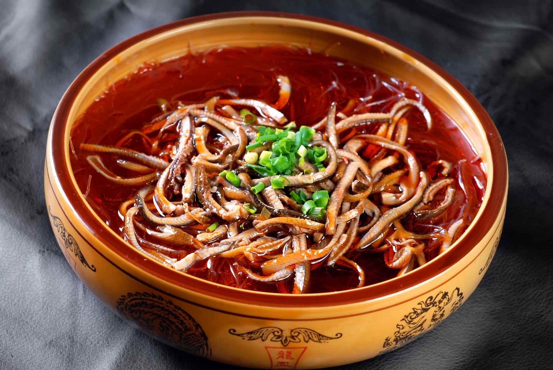 餐饮美食鳝段粉丝(1)宣传图片灯箱