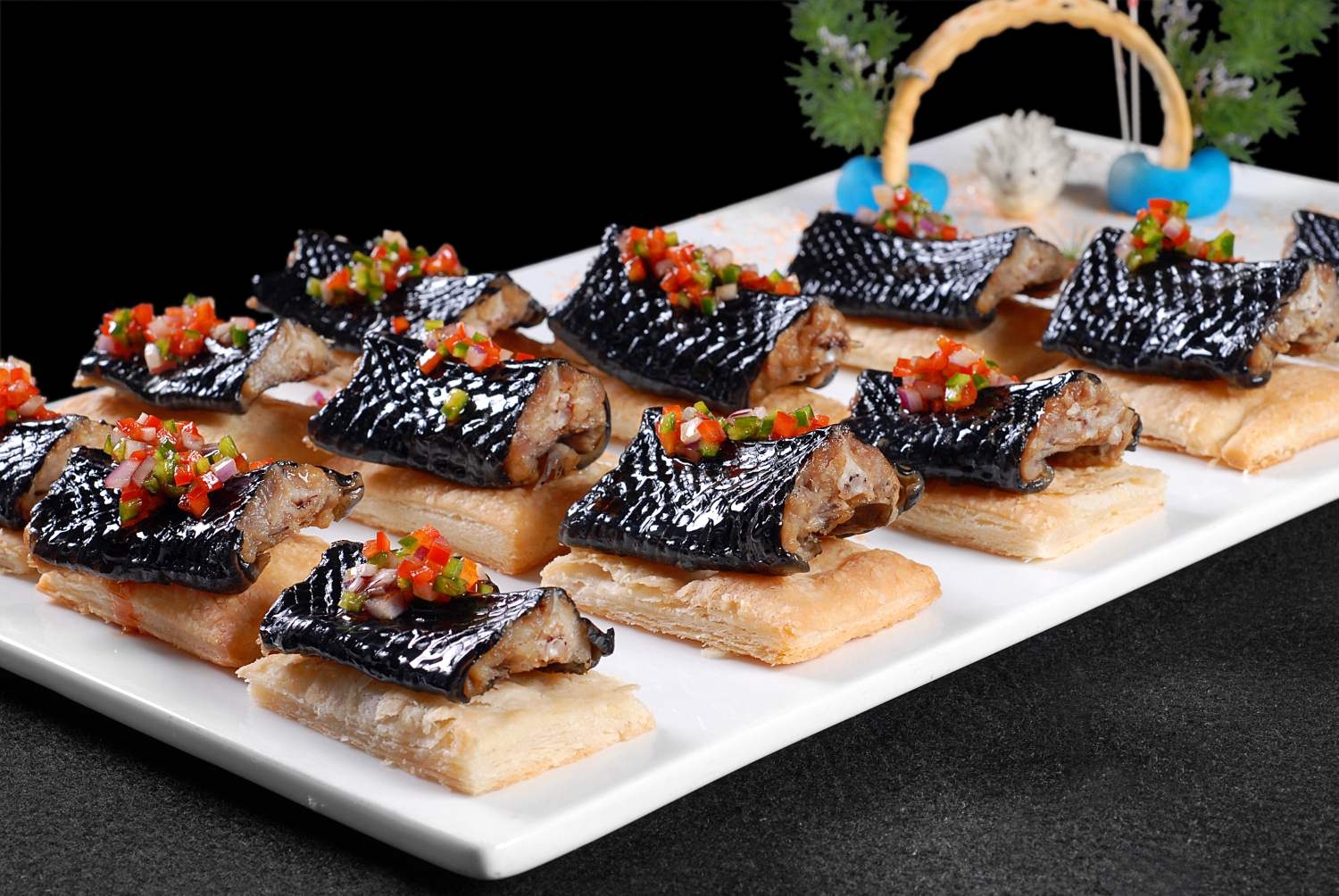 餐饮美食椒盐美极大王蛇宣传图片灯箱