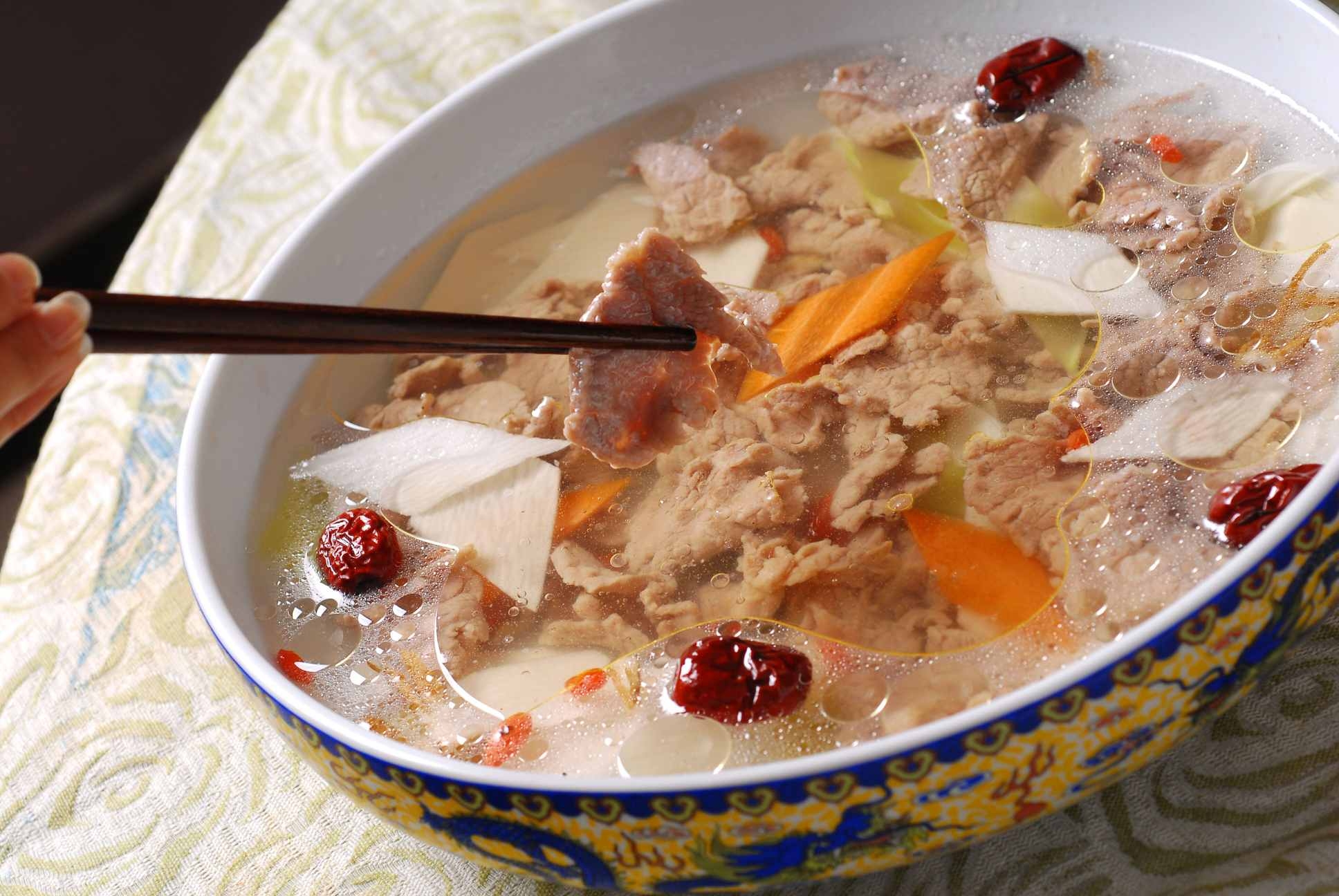 餐饮美食精品-山药滑牛柳宣传图片灯箱