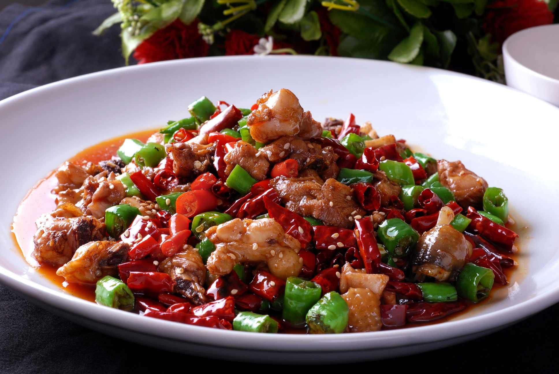 餐饮美食风味小煎鸡高清图片