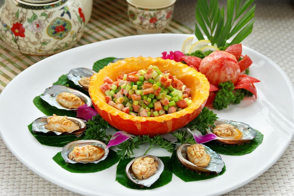 绍子局鲜鲍高清图片