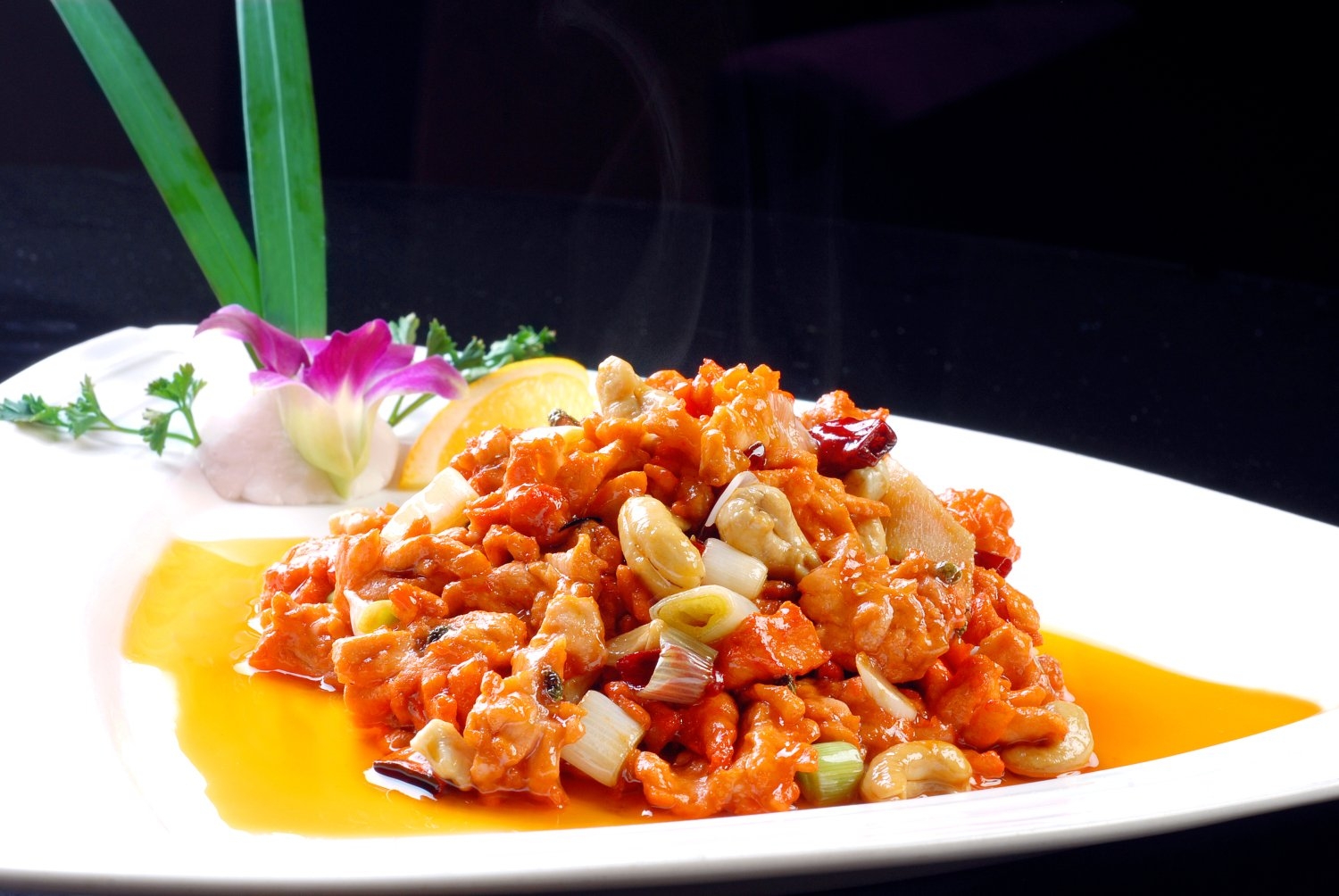 餐饮美食金牌兔花宣传图片灯箱