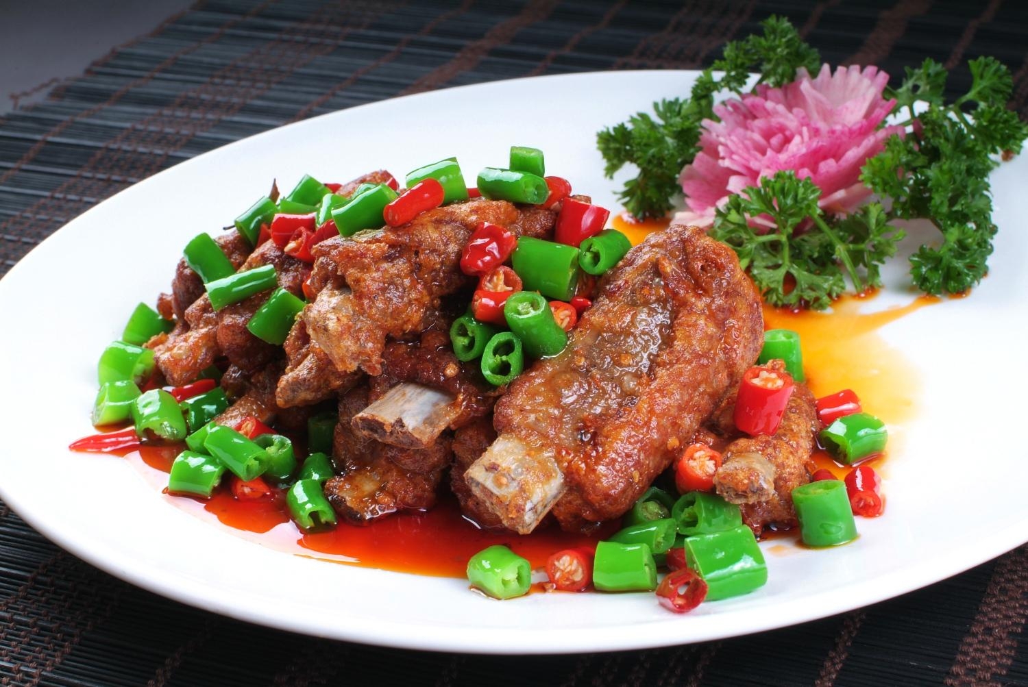 高清图片餐饮美食川菜锦绣仔排高清图片356