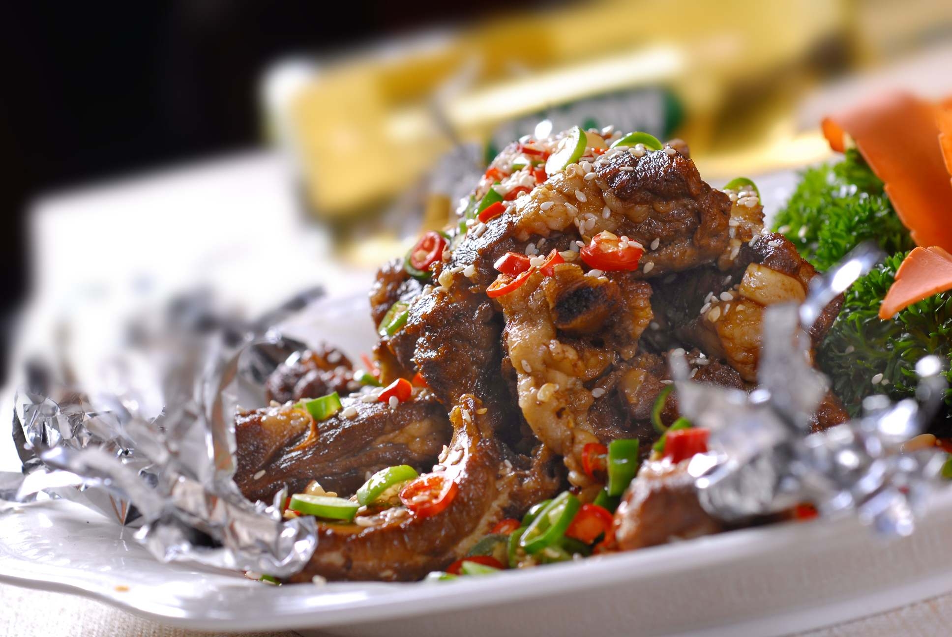 手抓大排高清图片