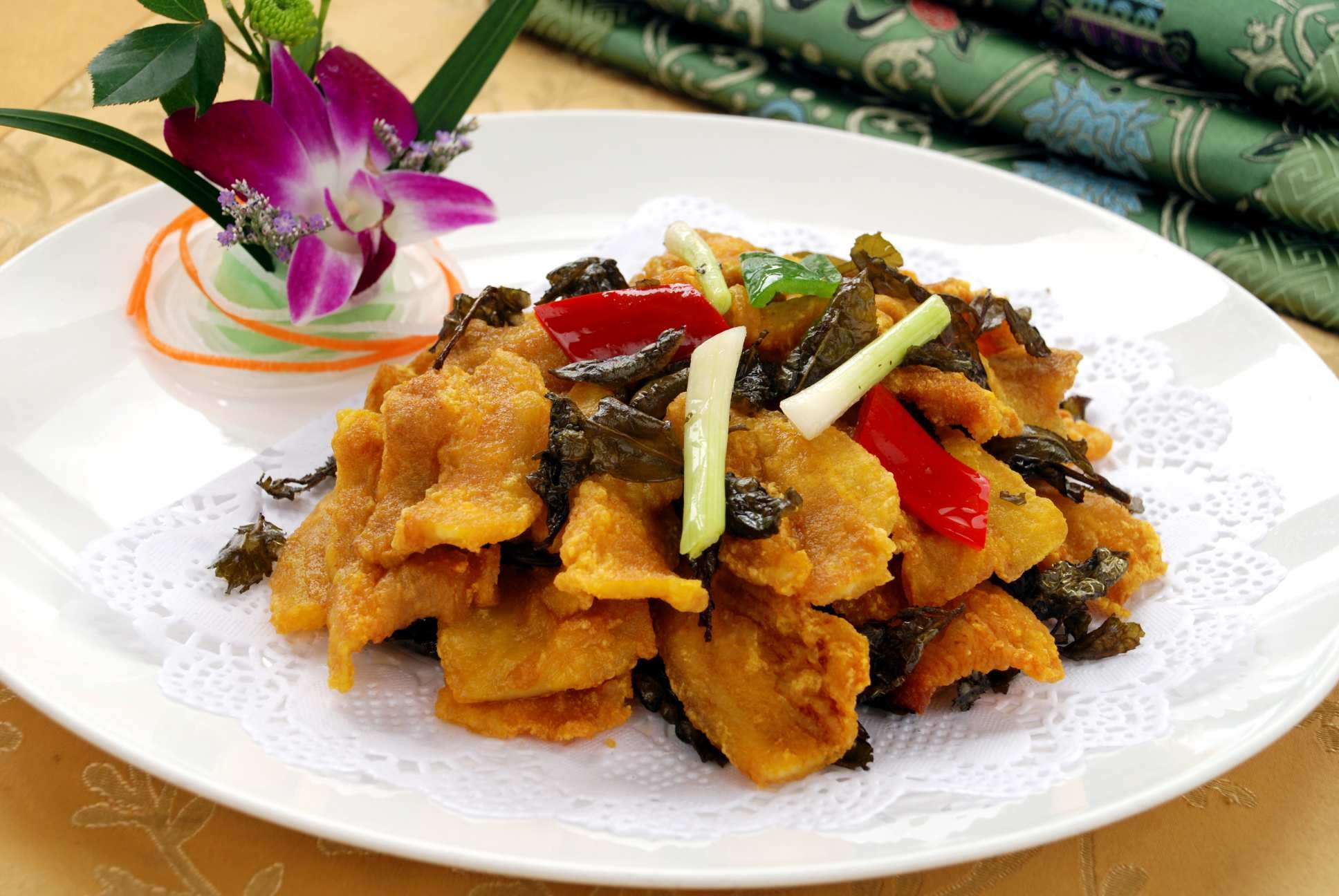 餐饮美食茶皇五花肉宣传图片灯箱
