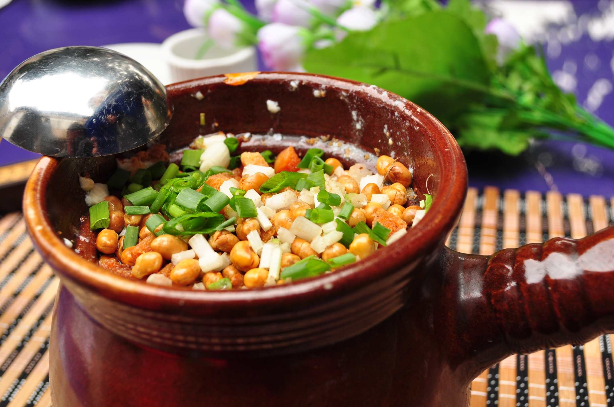 素豆花灌灌豆花高清图片