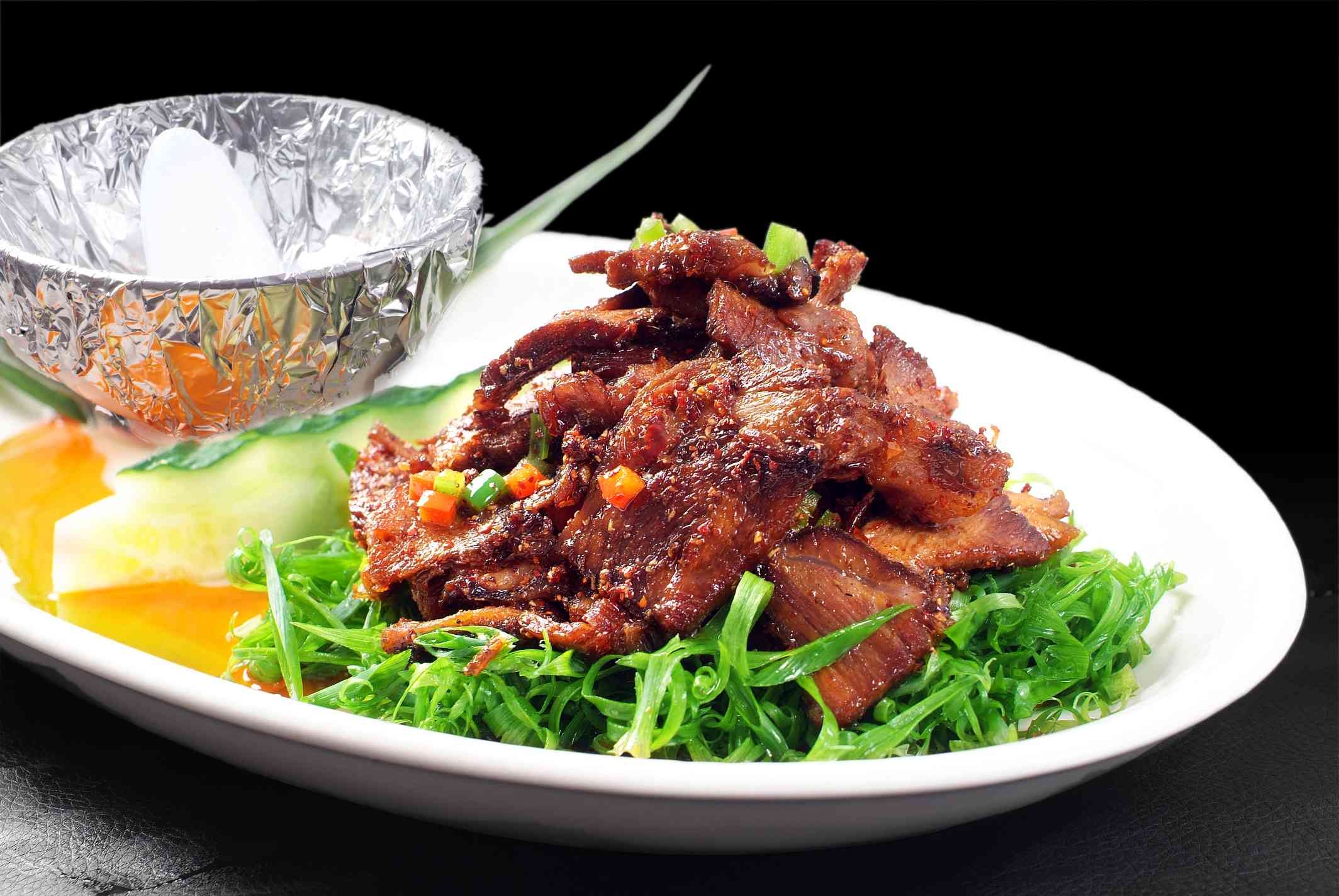 高清图片餐饮美食川菜圣火卤肉高清图片