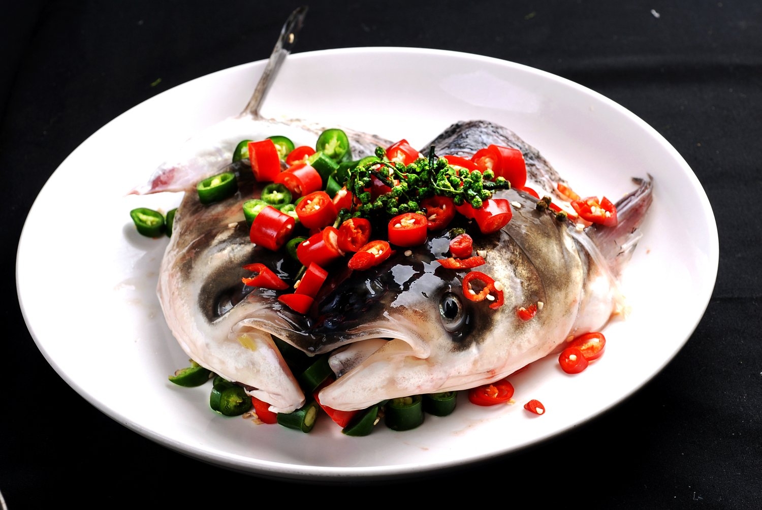 高清图片餐饮美食川菜椒香鱼头王高清图片