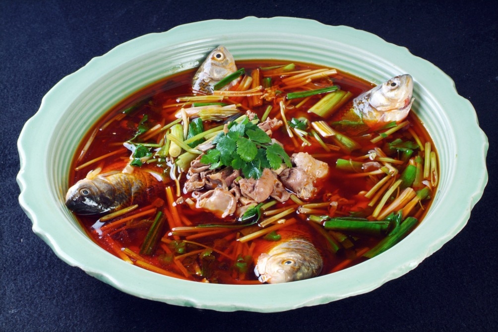 餐饮美食川菜鲫鱼鸡杂高清图片309