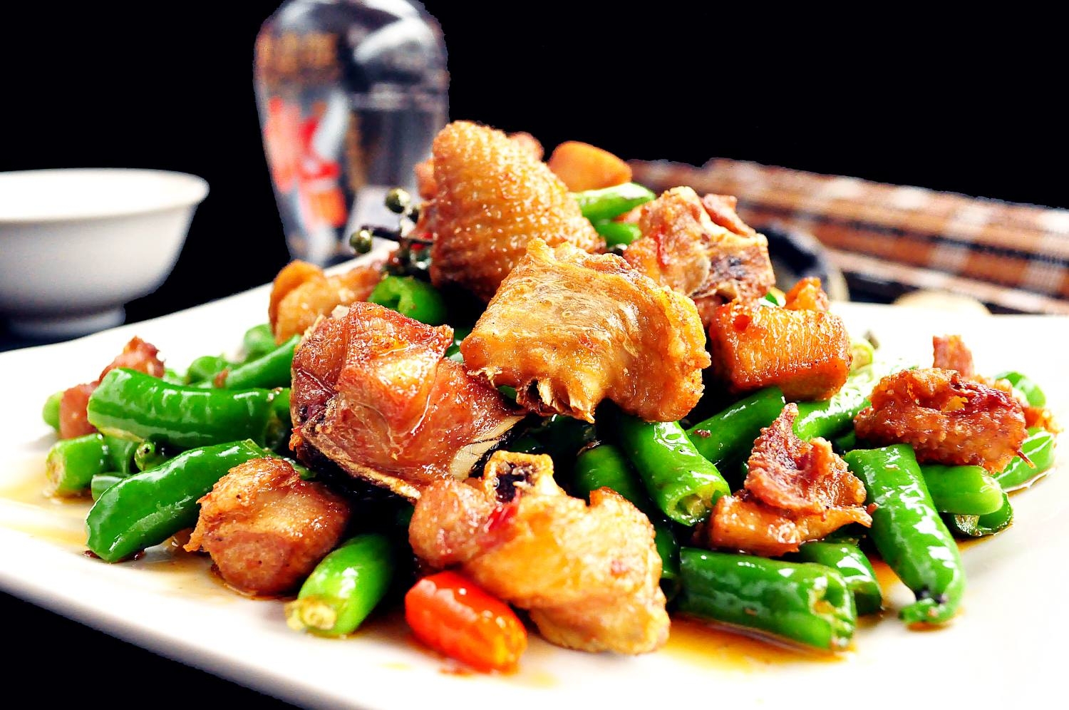 餐饮美食川菜鸡椒香鸡高清图片291