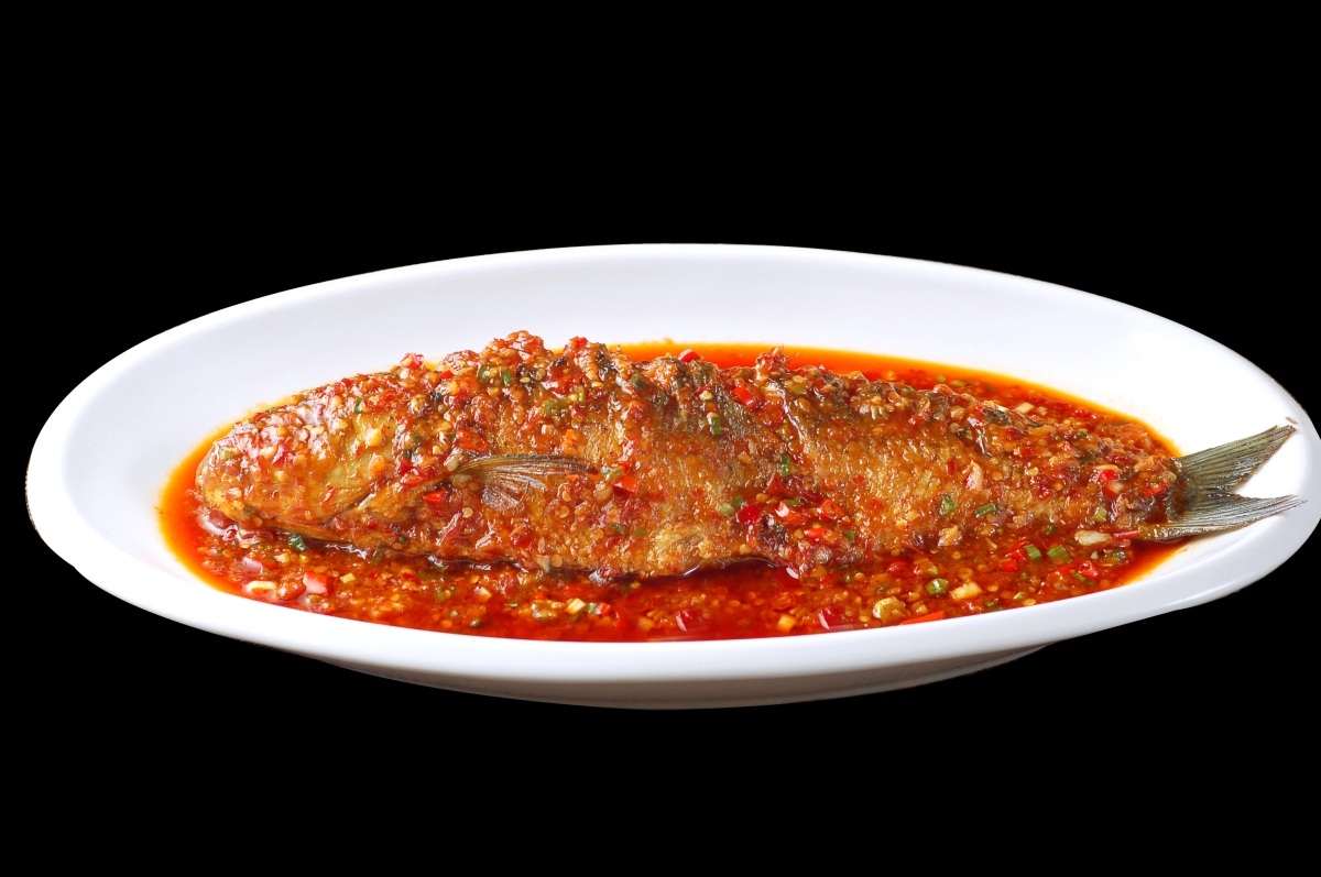 餐饮美食活水豆瓣鱼宣传图片灯箱