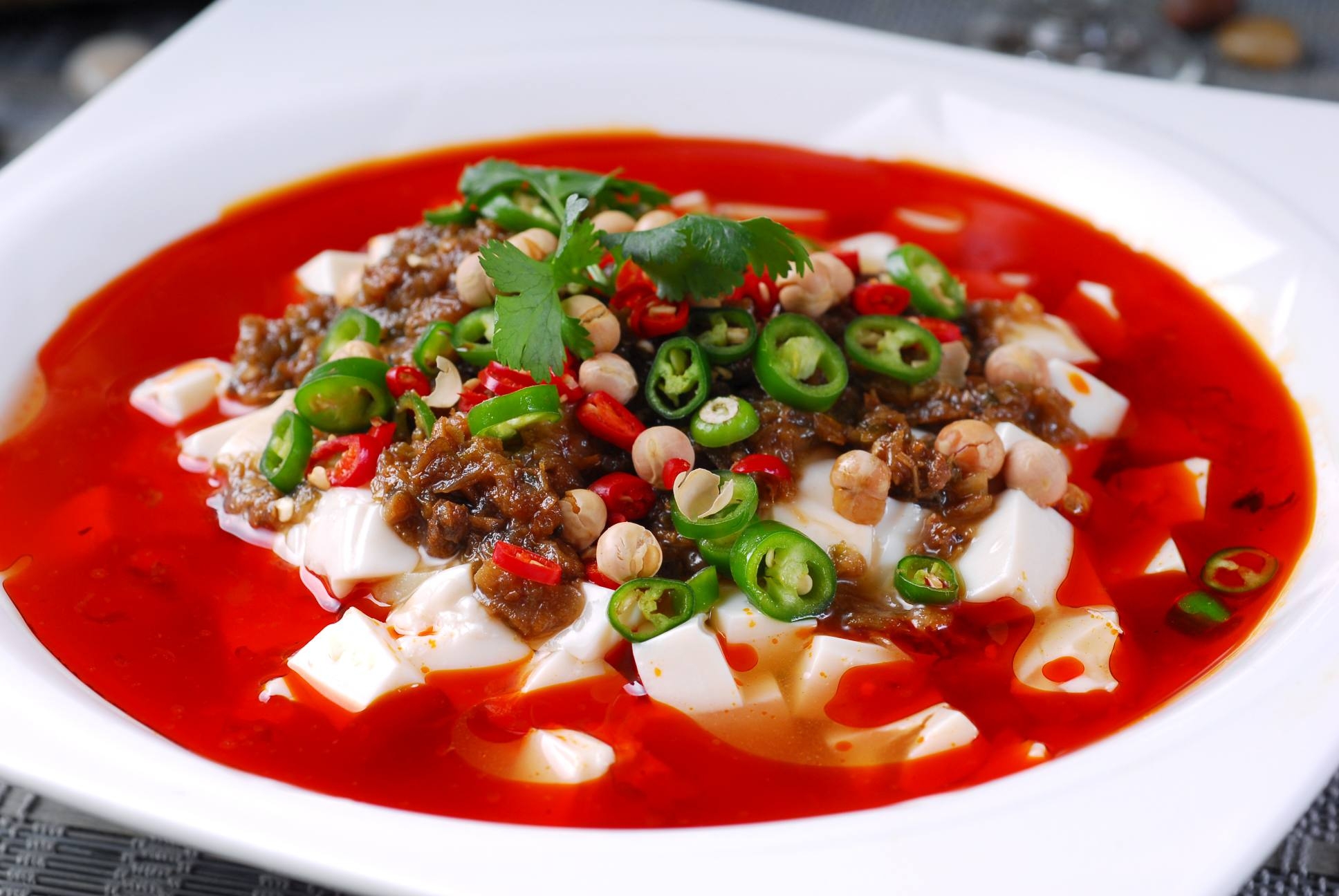 餐饮美食冬菜豆花高清图片