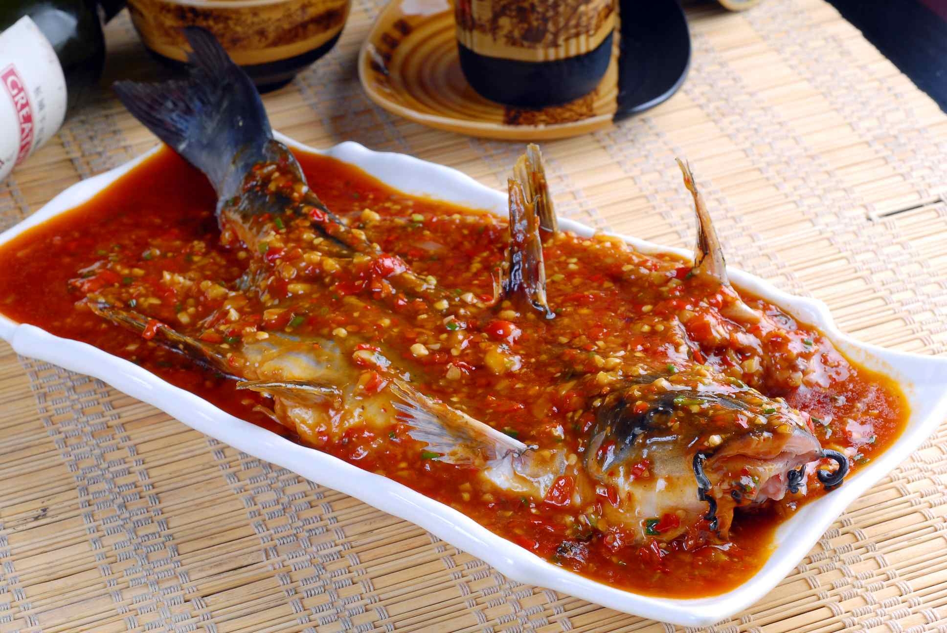 餐饮美食江渡潜鱼宣传图片灯箱