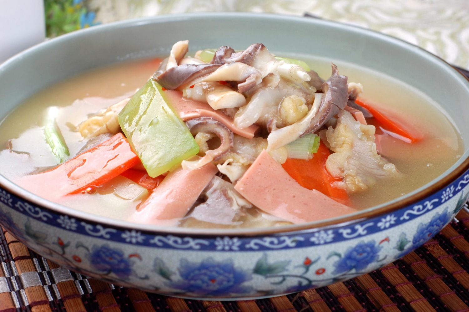 餐饮美食烧三鲜宣传图片灯箱