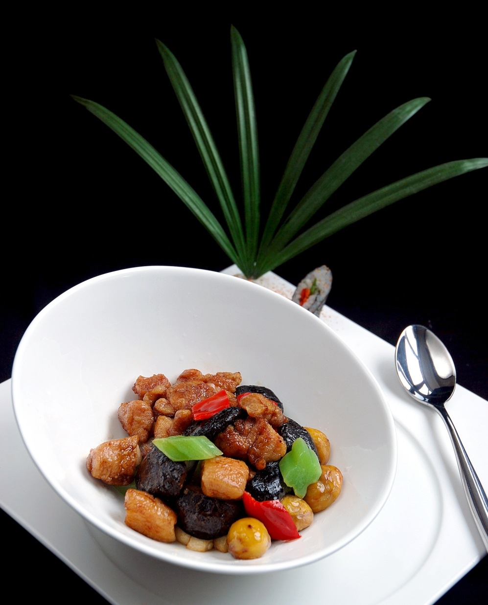 餐饮美食秘制黄焖鸡宣传图片灯箱