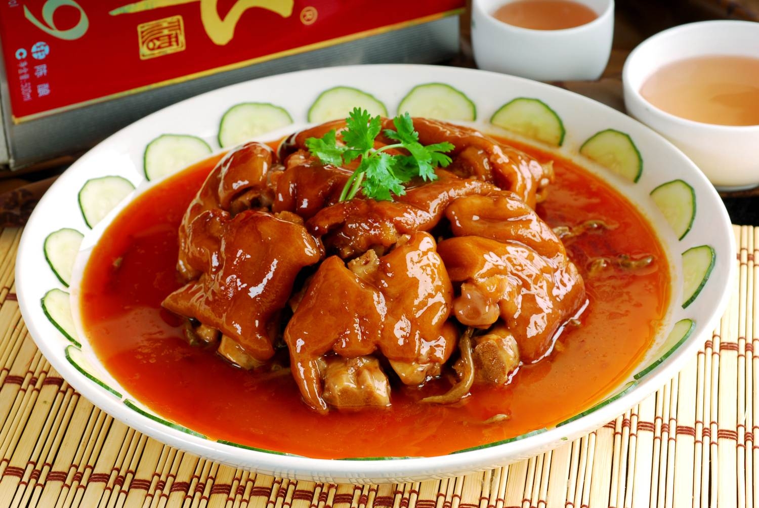 餐饮美食富贵美容蹄高清图片