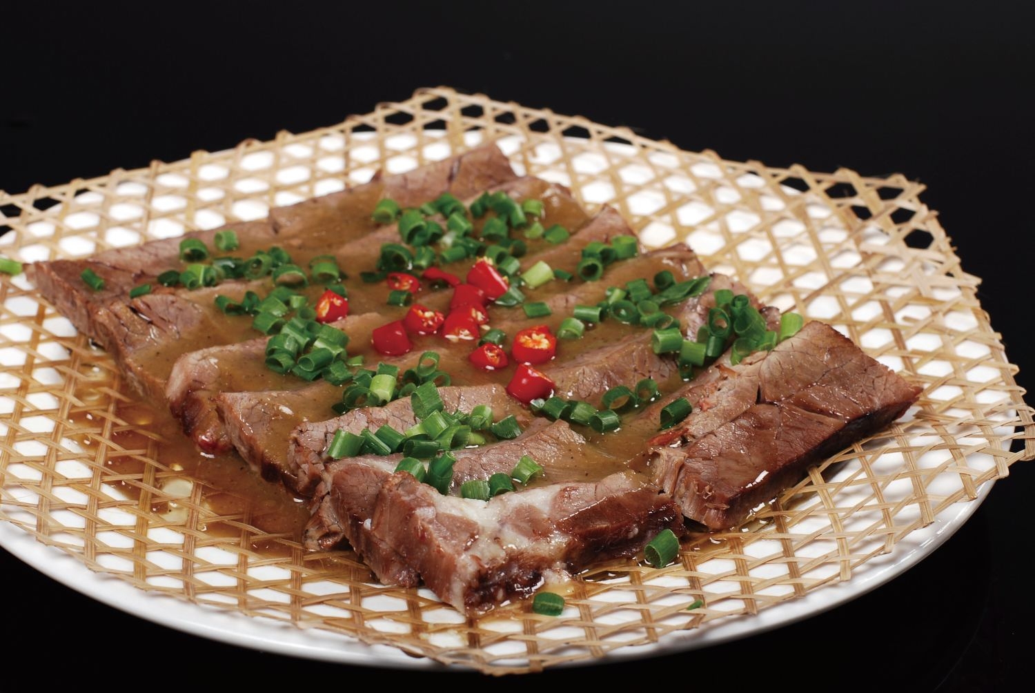 餐饮美食竹香牛排高清图片