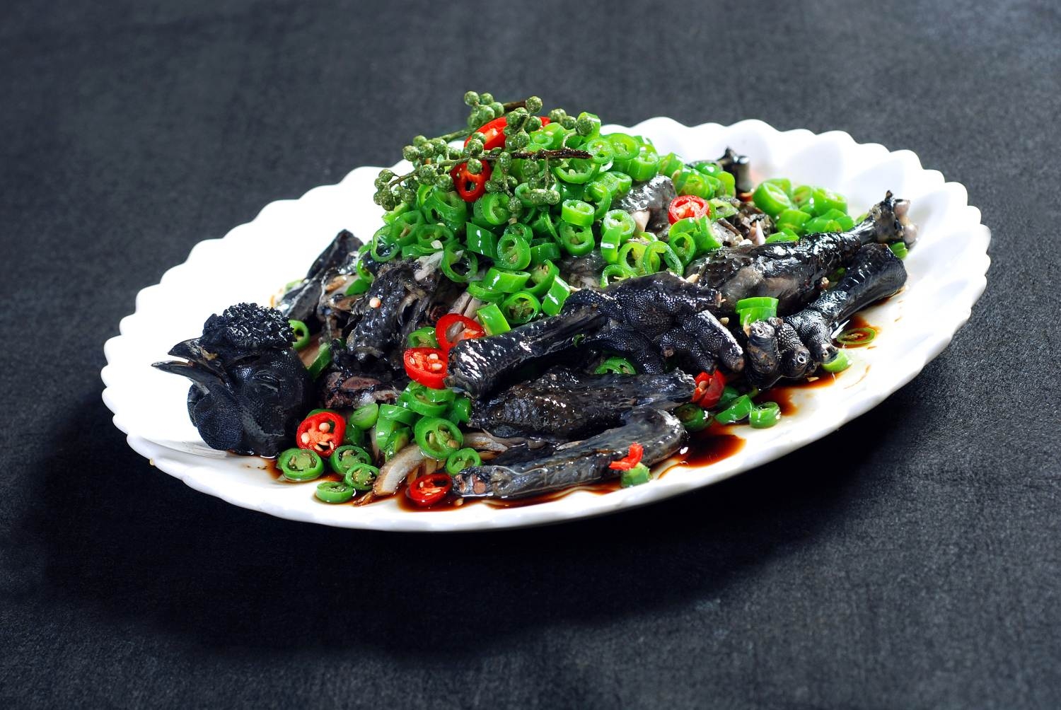 餐饮美食花椒鸡宣传图片灯箱