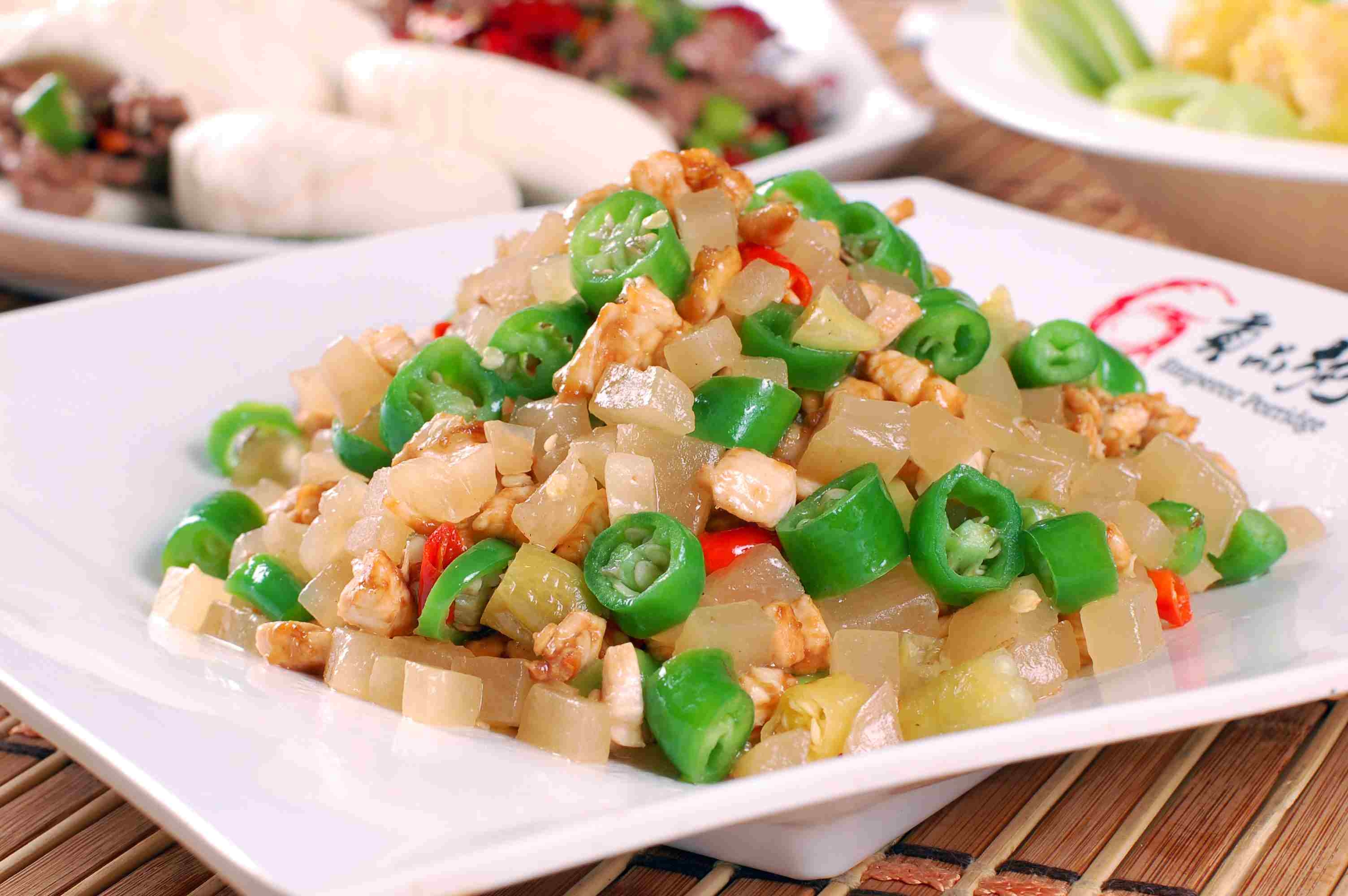 高清图片餐饮美食川菜萝卜炒鸡丁高清图片439