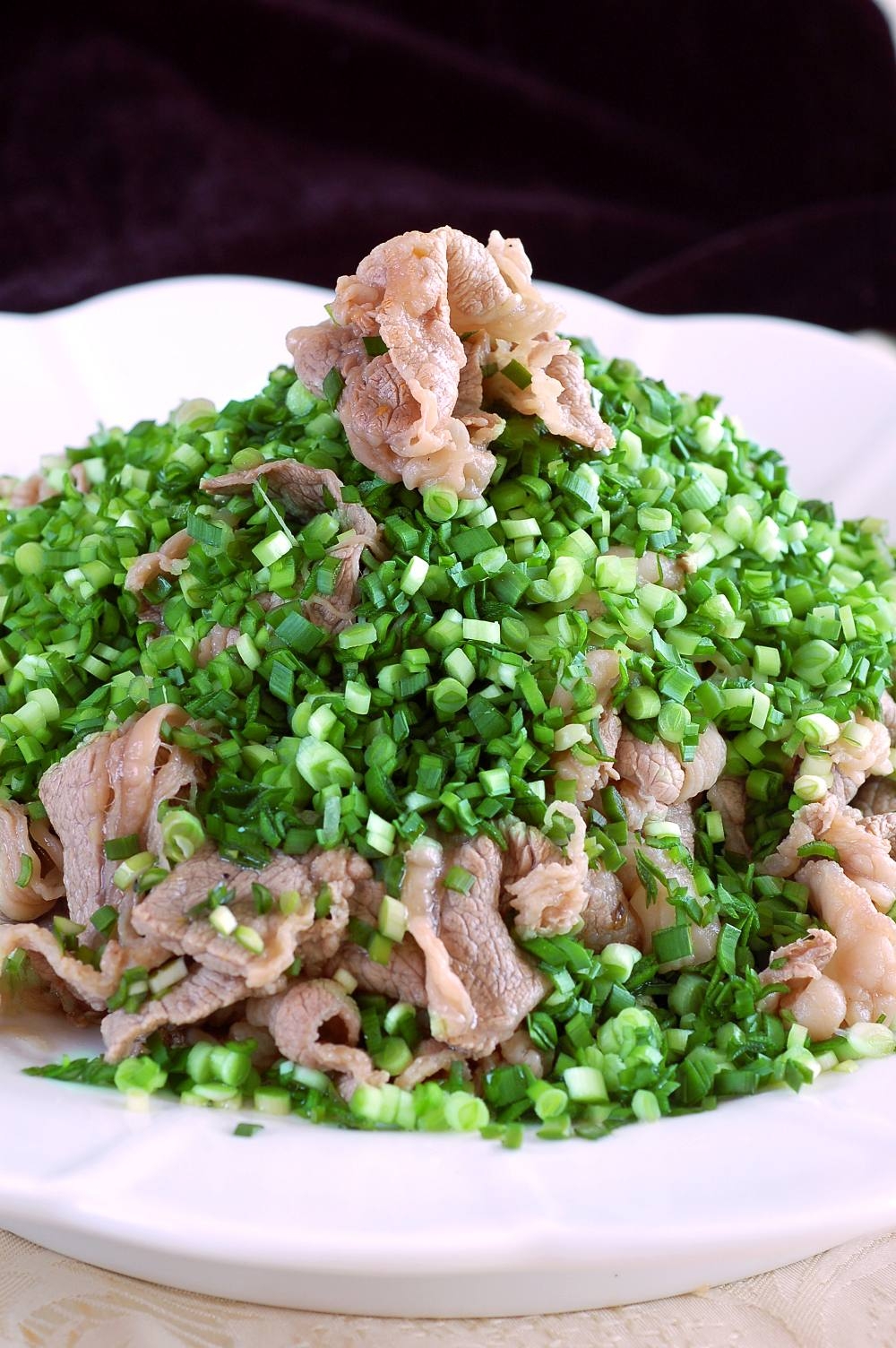 高清图片餐饮美食川菜韭香肥牛高清图片