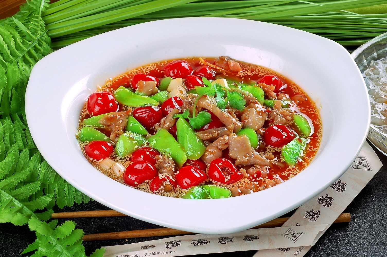 餐饮美食川菜鸿运芝麻兔高清图片244