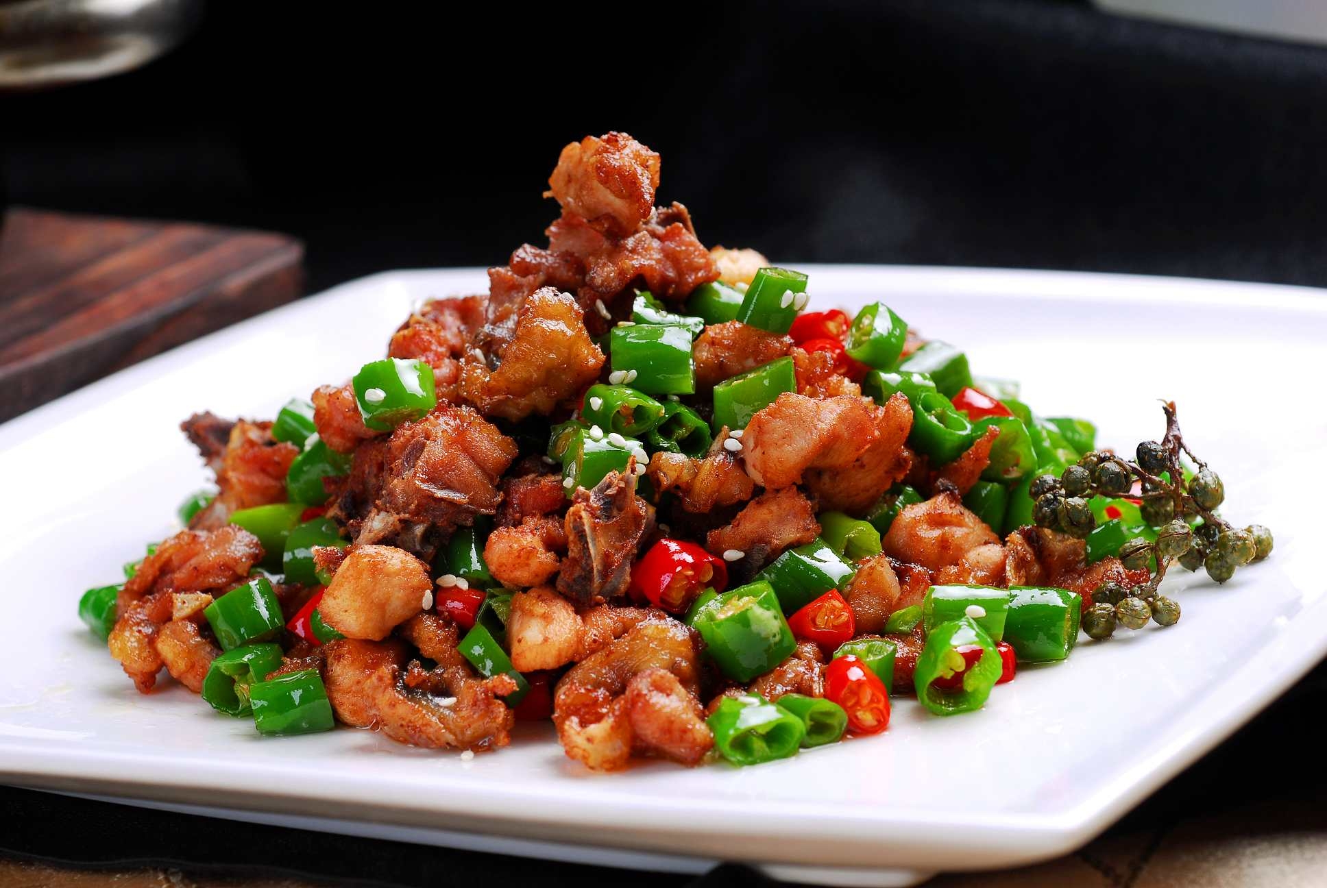 餐饮美食川菜时尚川菜印尼小炒鸡高清图片777