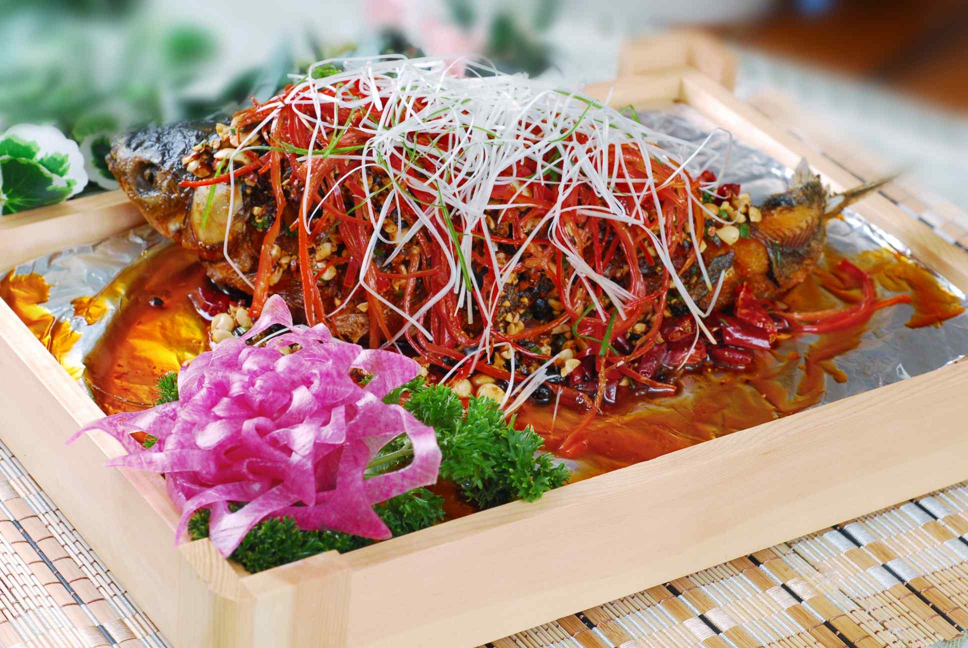 餐饮美食川菜霸王鱼高清图片8