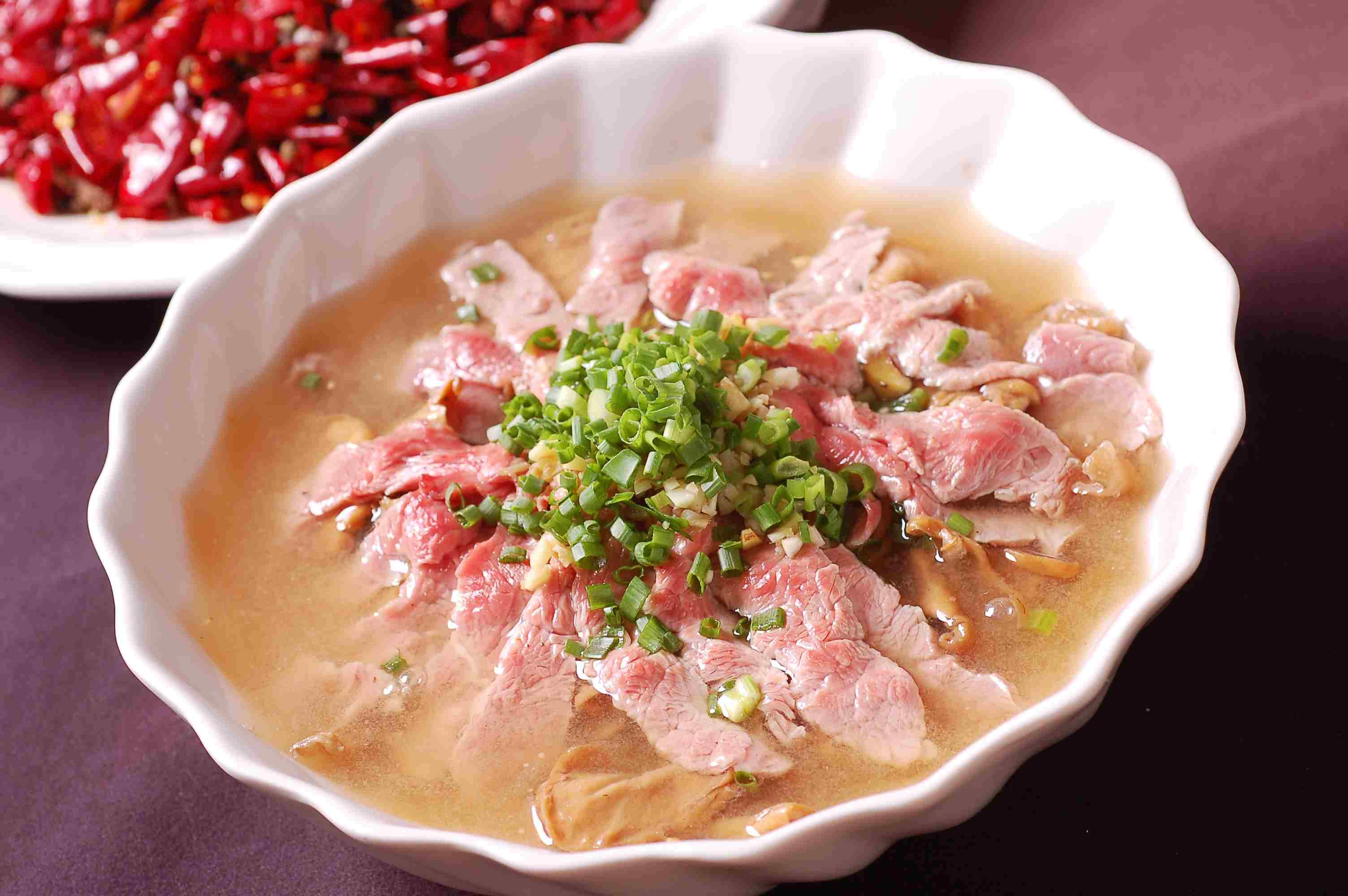 餐饮美食嫩溜牛柳宣传图片灯箱