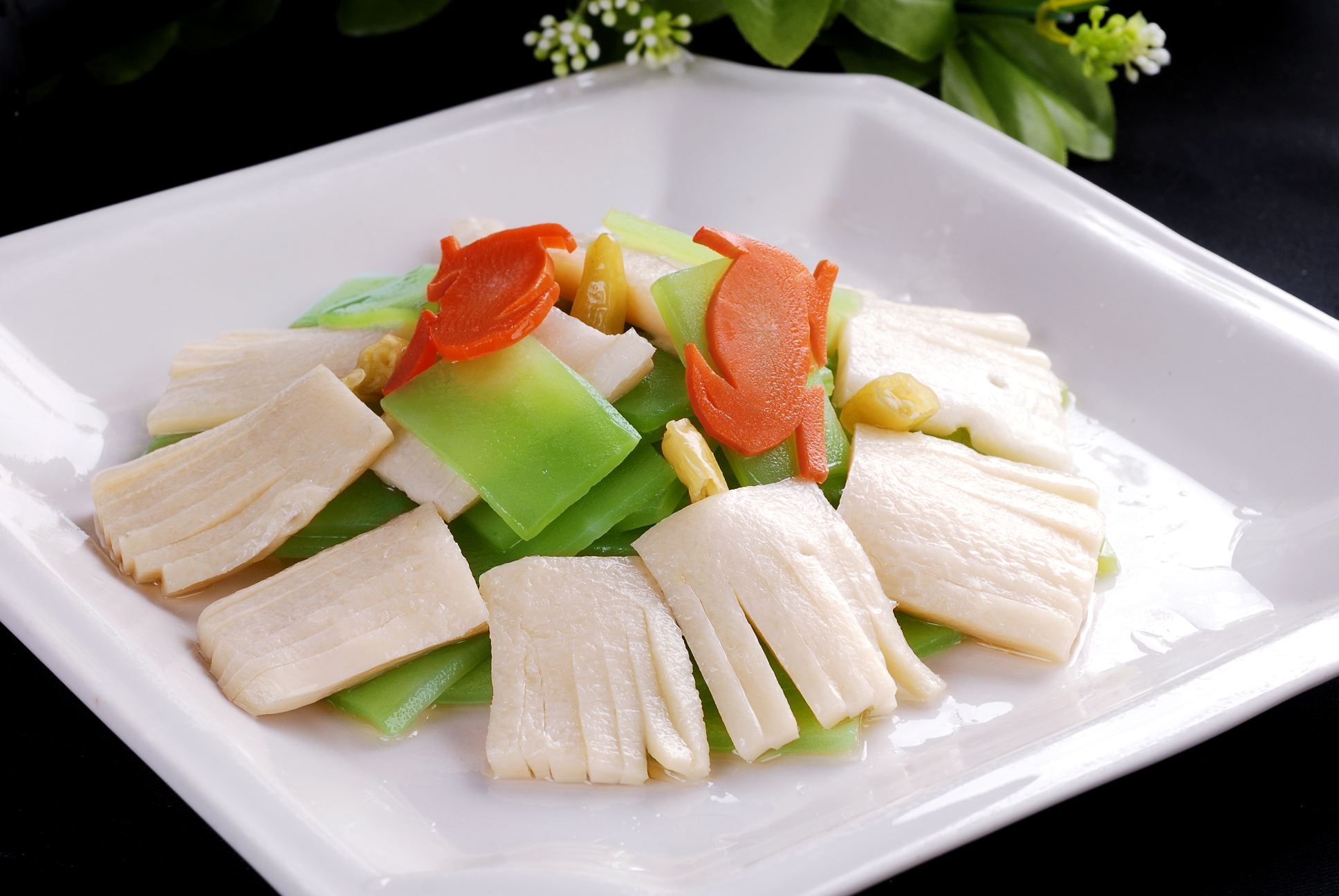 高清图片餐饮美食川菜碧绿脆黄喉高清图片20