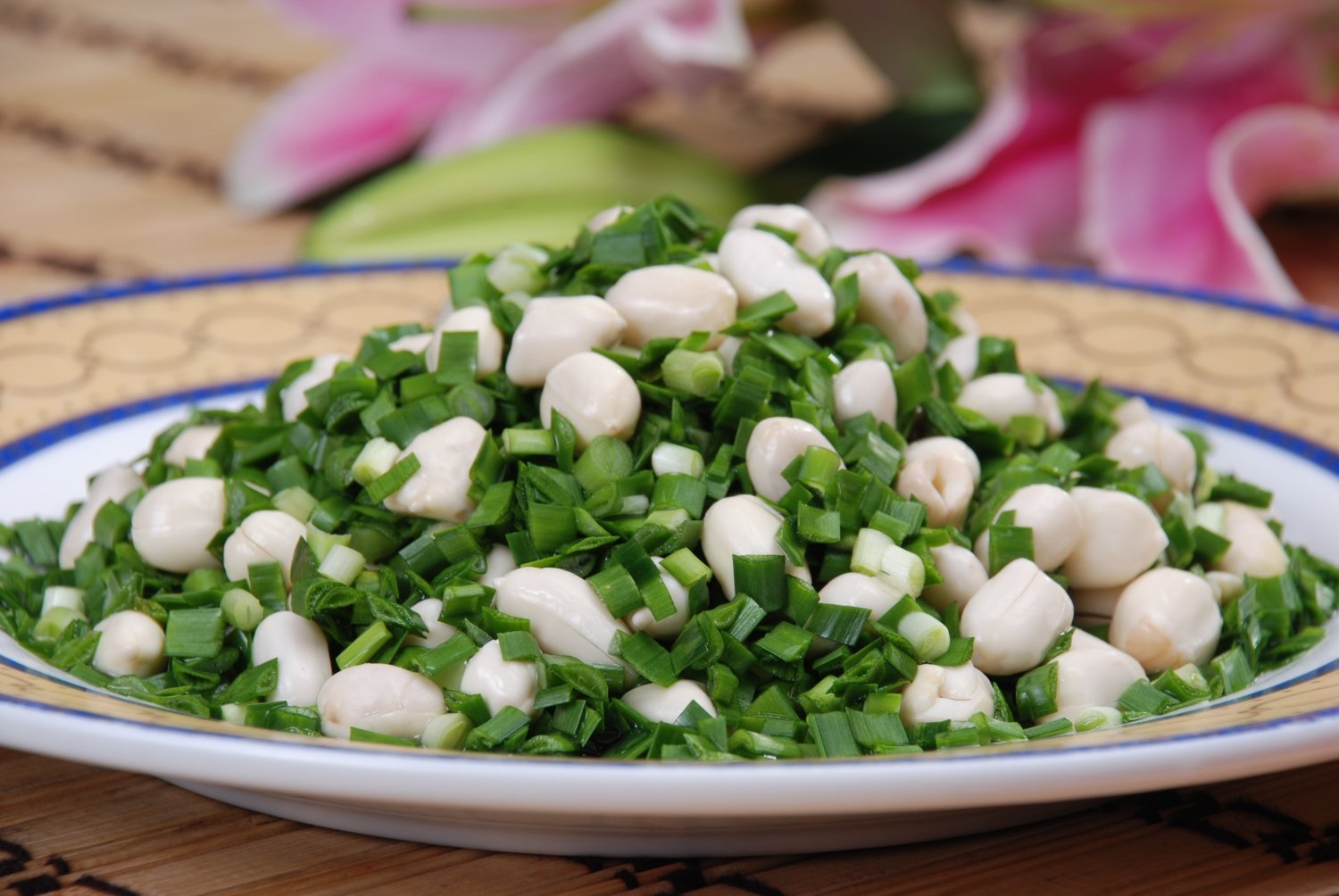 高清图片餐饮美食川菜韭菜花仁高清图片368