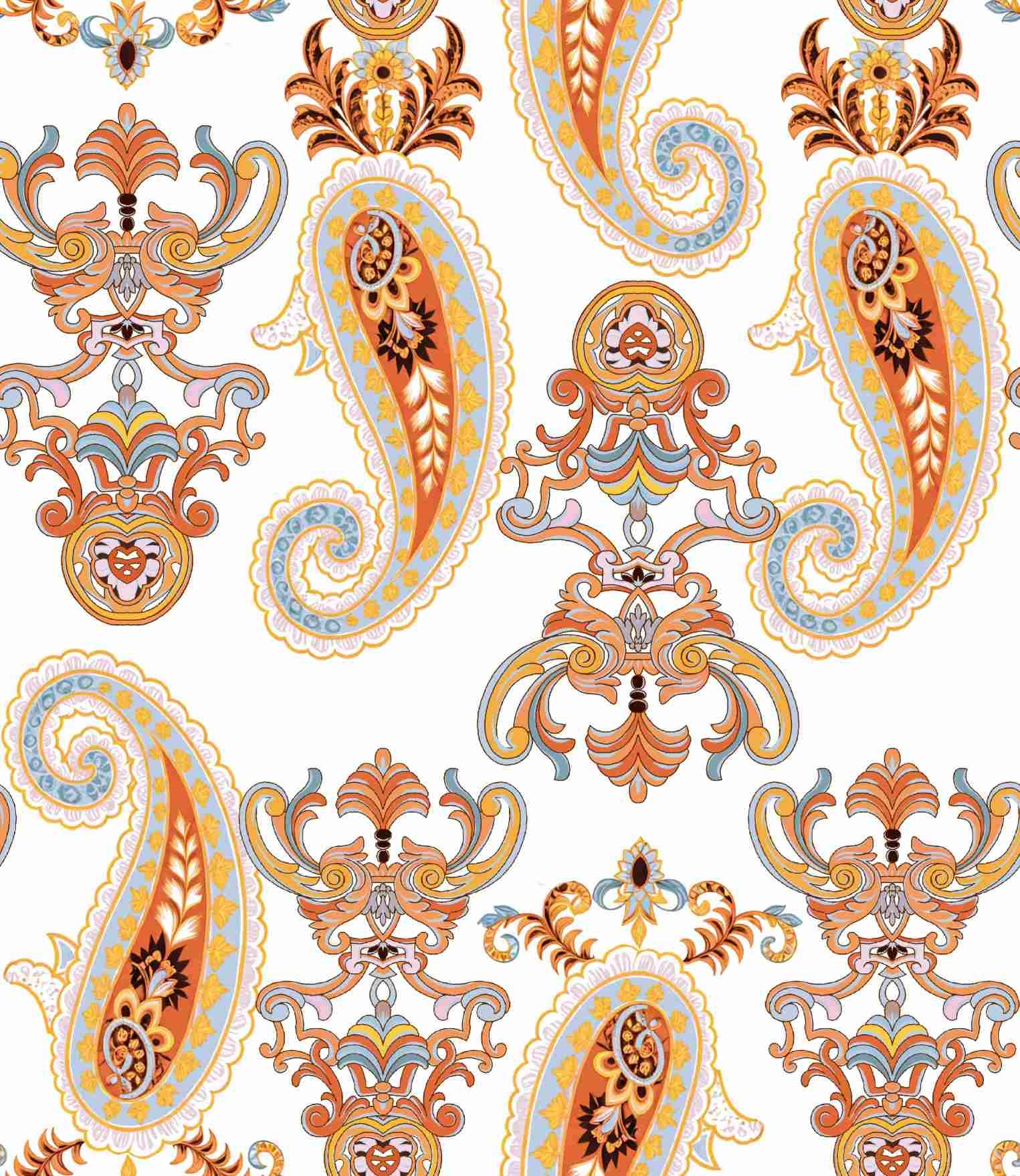 卡通手绘民族风贴花吉祥图案TIF