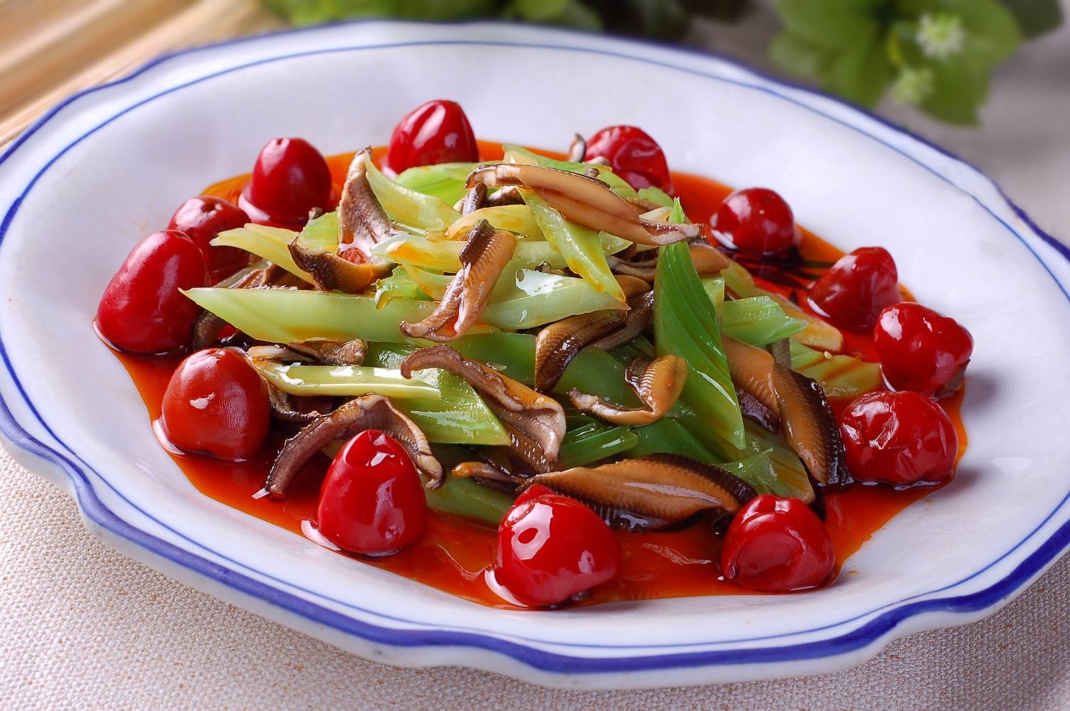 餐饮美食泡椒鳝鱼宣传图片灯箱