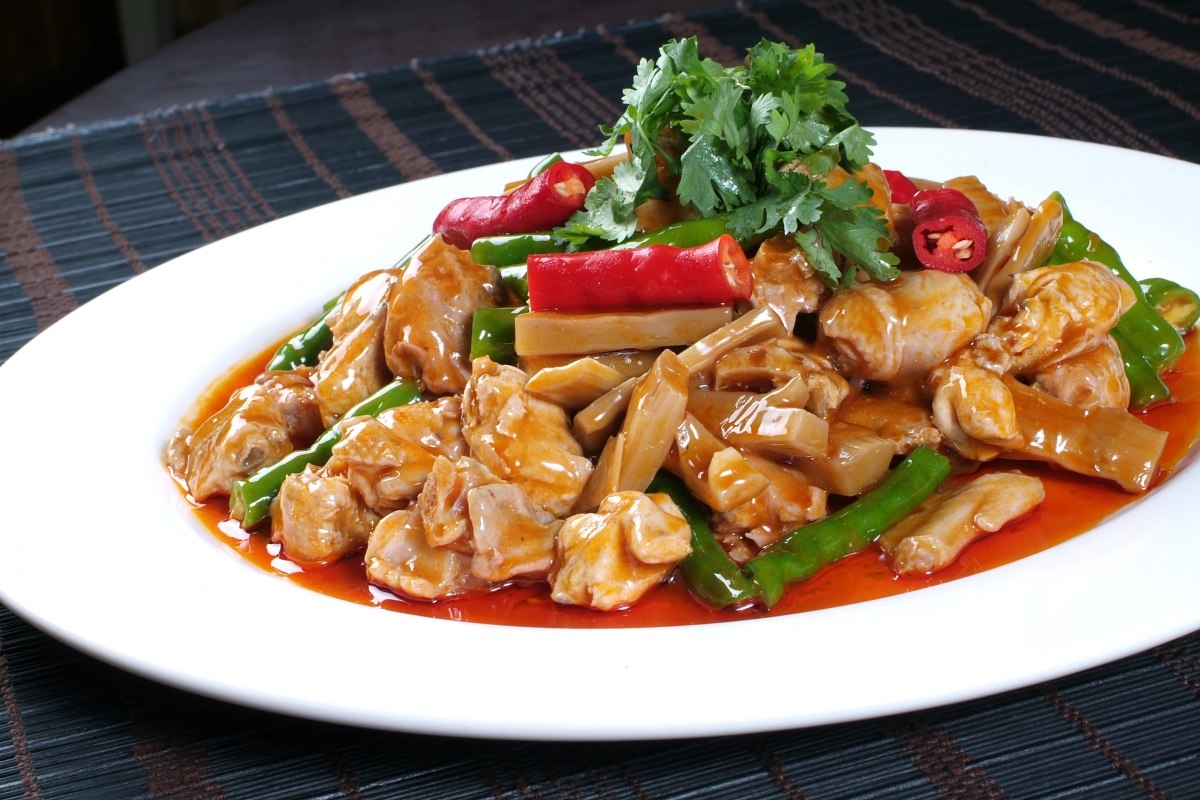 餐饮美食川菜黄焖野鸡高清图片269