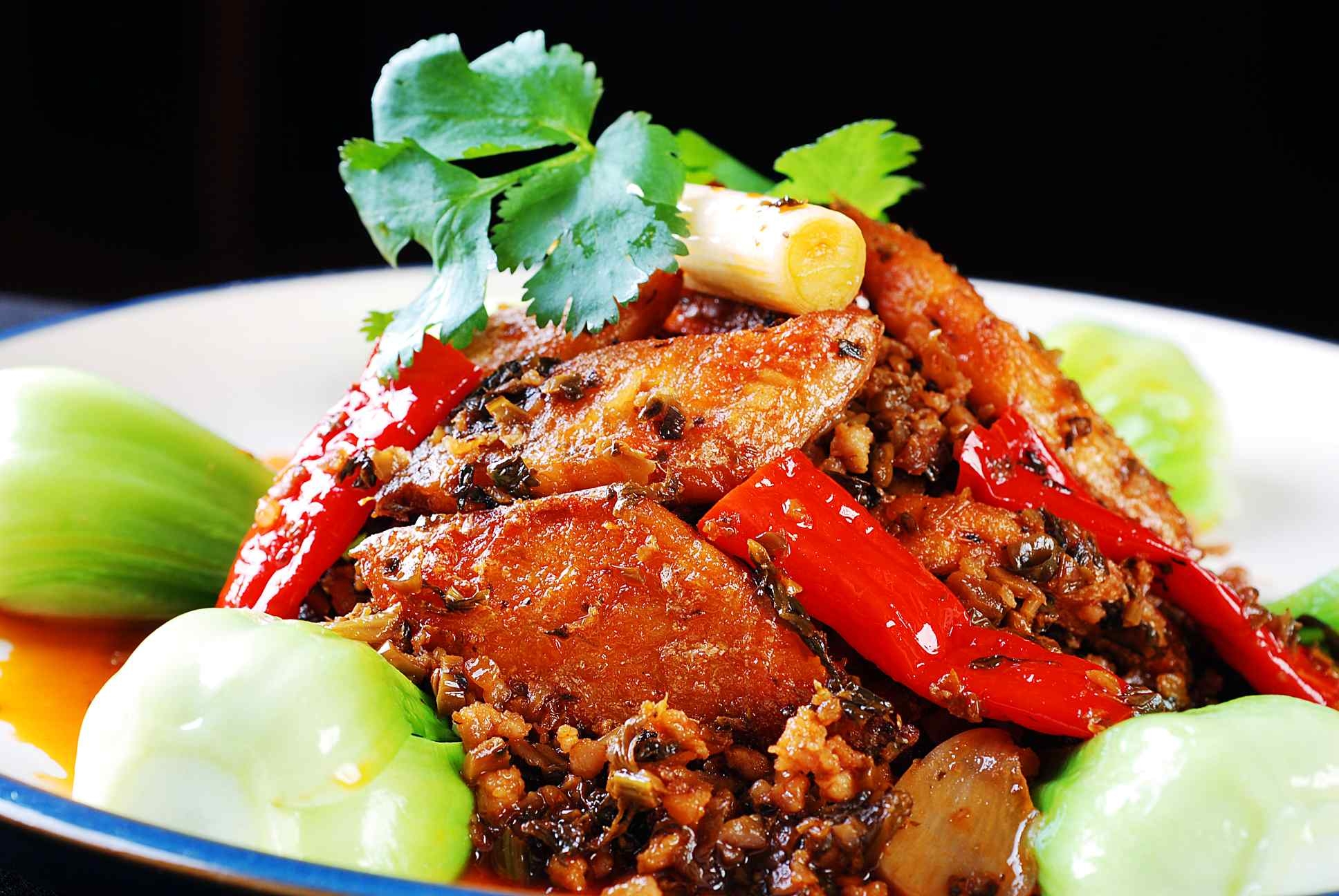 高清图片餐饮美食川菜金牌干烧带鱼高清图片332