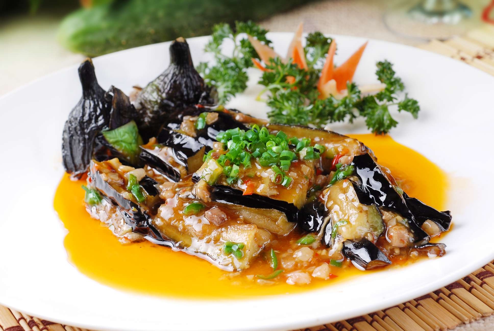 餐饮美食乡村墨茄宣传图片灯箱