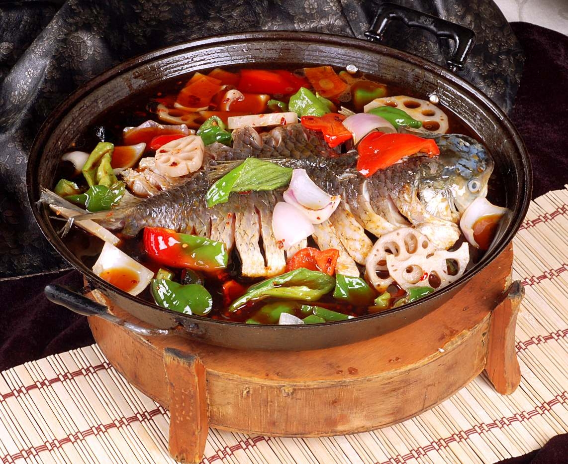 餐饮美食川菜手烹鱼高清图片778