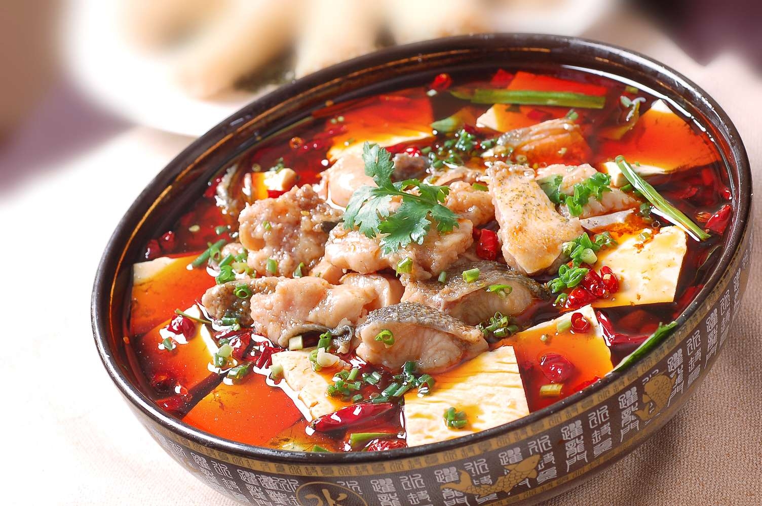 餐饮美食招牌私家豆腐鱼高清图片