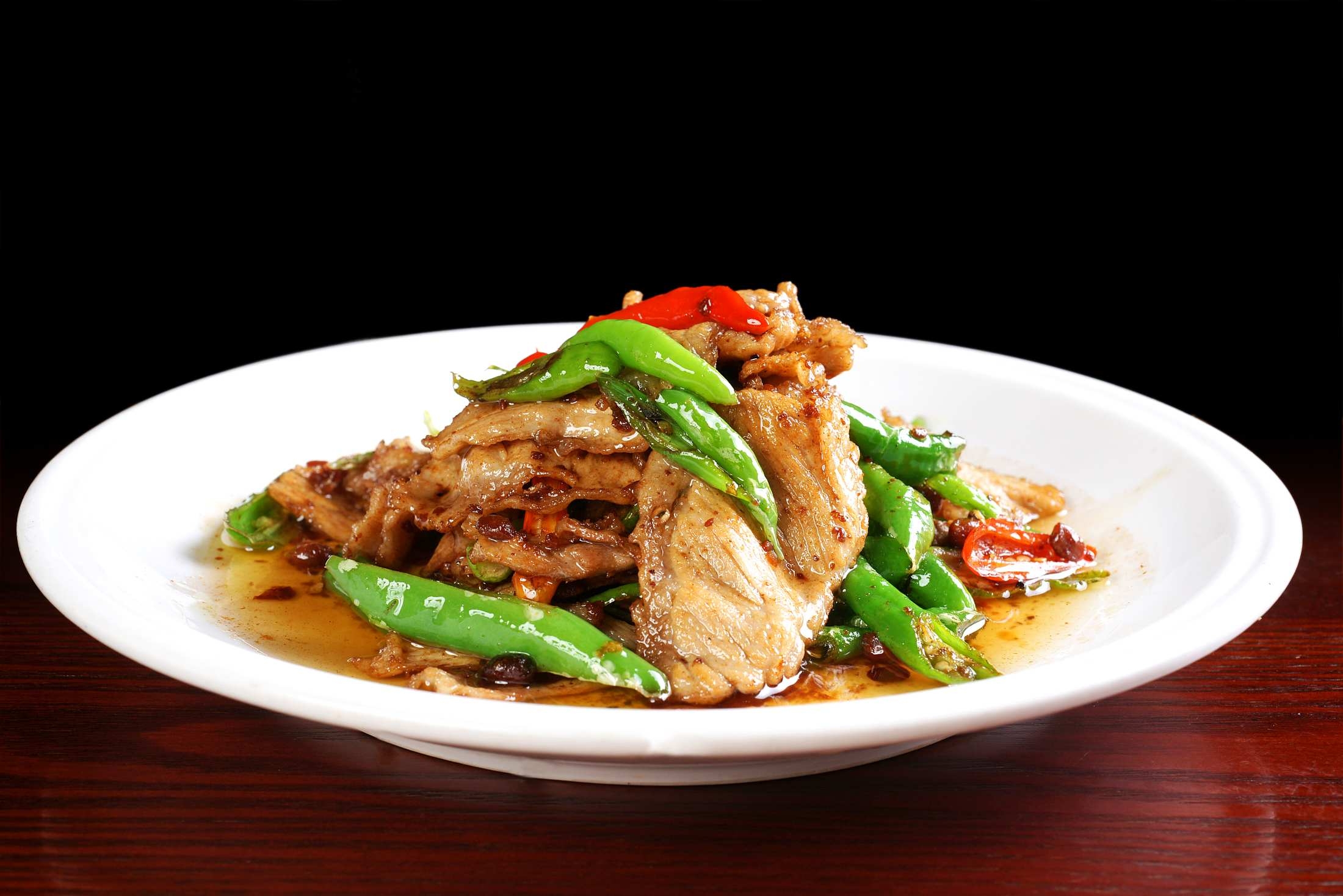 高清图片餐饮美食川菜农家风味小炒肉高清图片