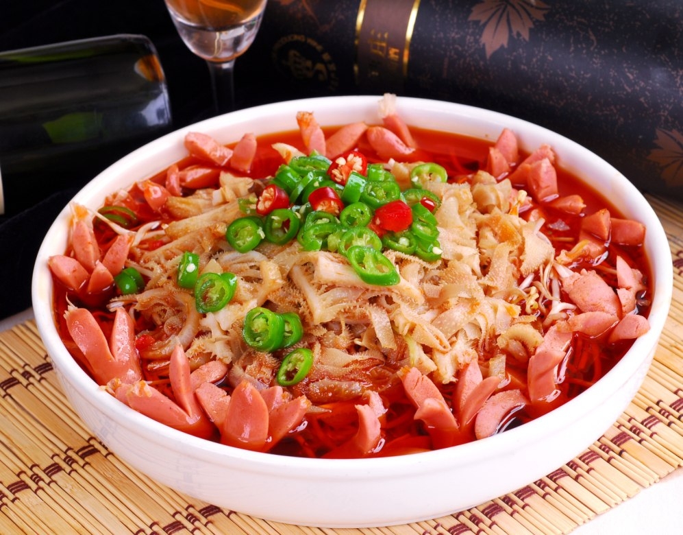 餐饮美食美味酸辣草原肚高清图片