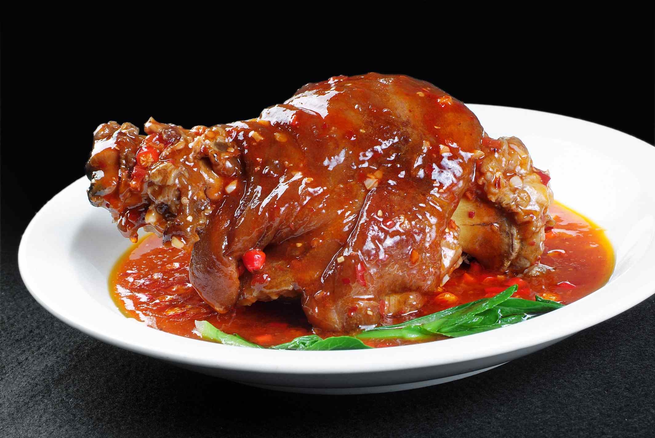 高清图片餐饮美食川菜关东霸王肘高清图片