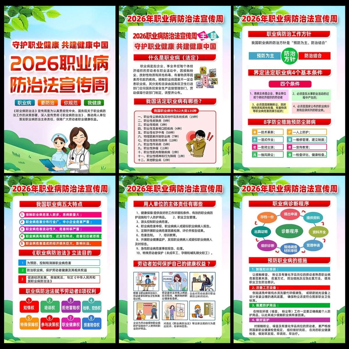 2026职业病防护法宣传周海报