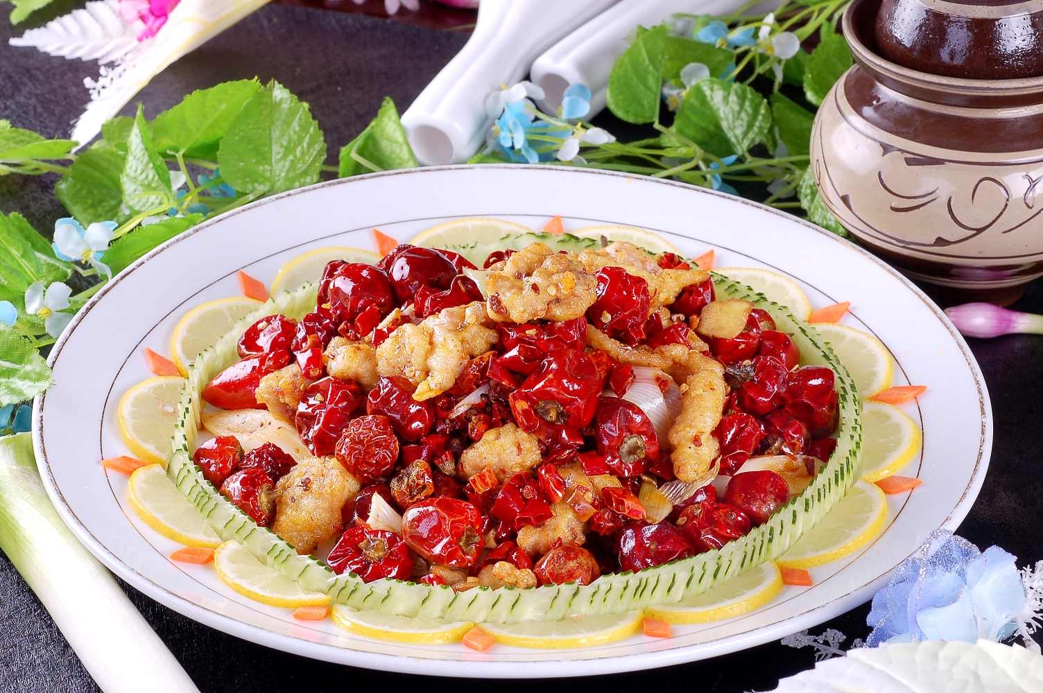 高清图片餐饮美食川菜关公红袍鸡高清图片166