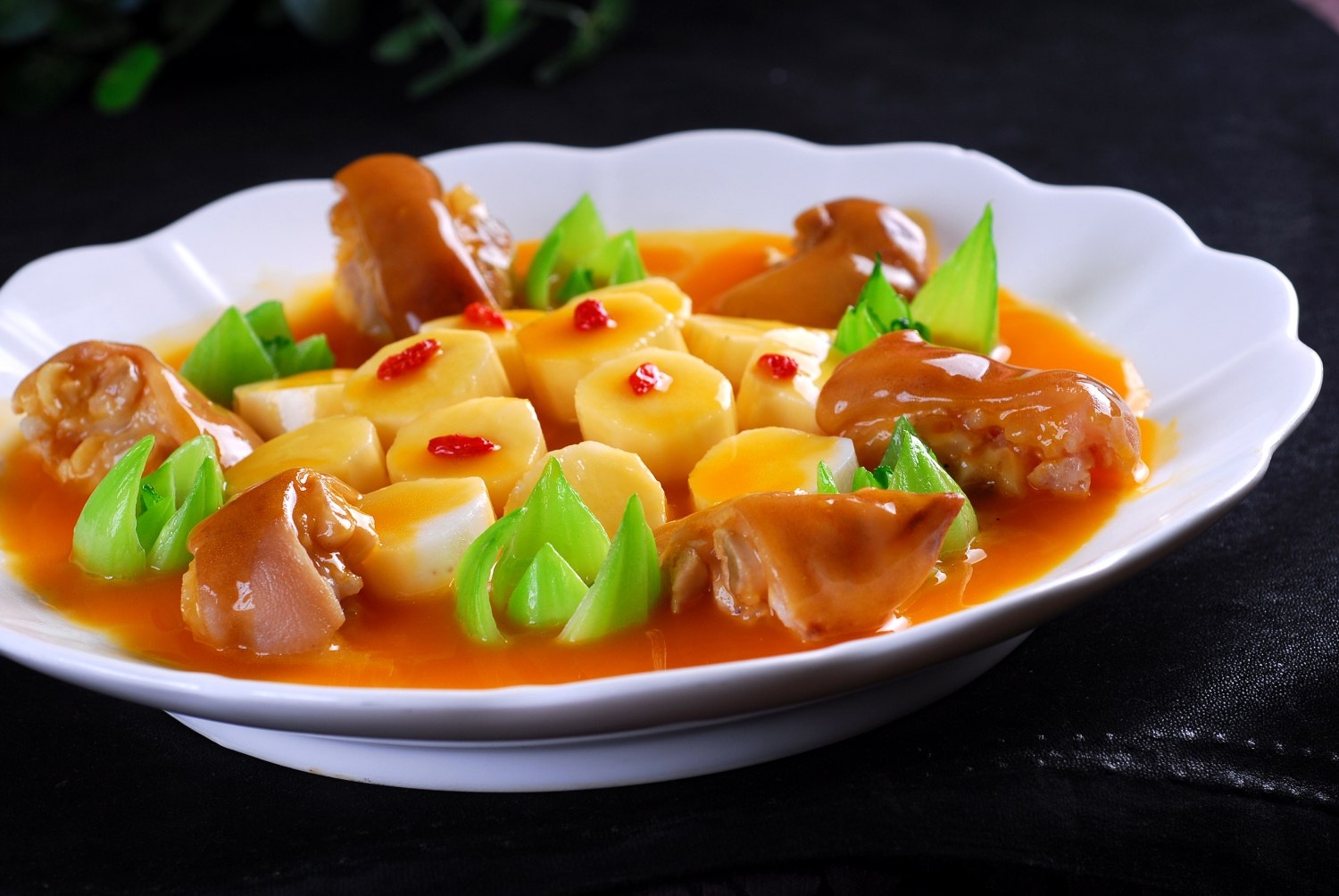 高清图片餐饮美食川菜山药猪手高清图片733