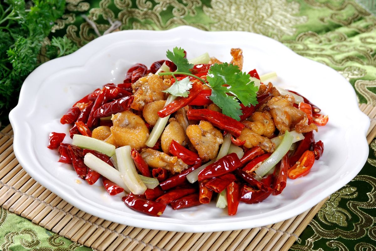 餐饮美食干椒美蛙高清图片