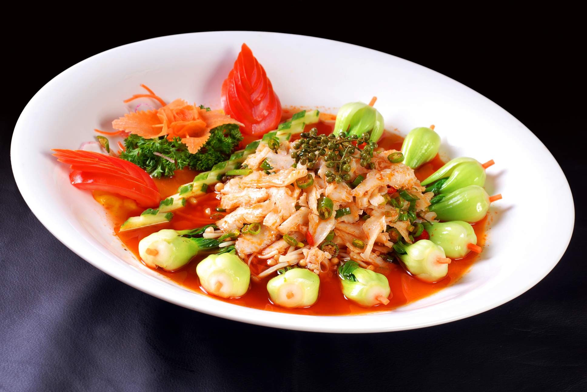 餐饮美食川菜特色鳄鱼唇高清图片832