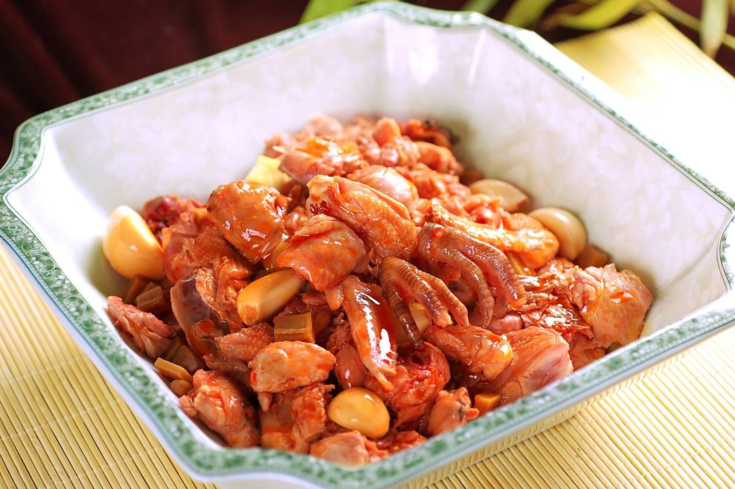 高清图片餐饮美食川菜原生态黄焖野鸡高清图片