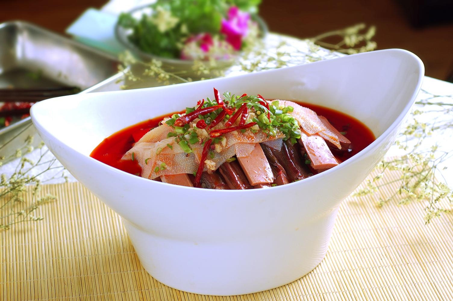 高清图片餐饮美食川菜毛血旺高清图片