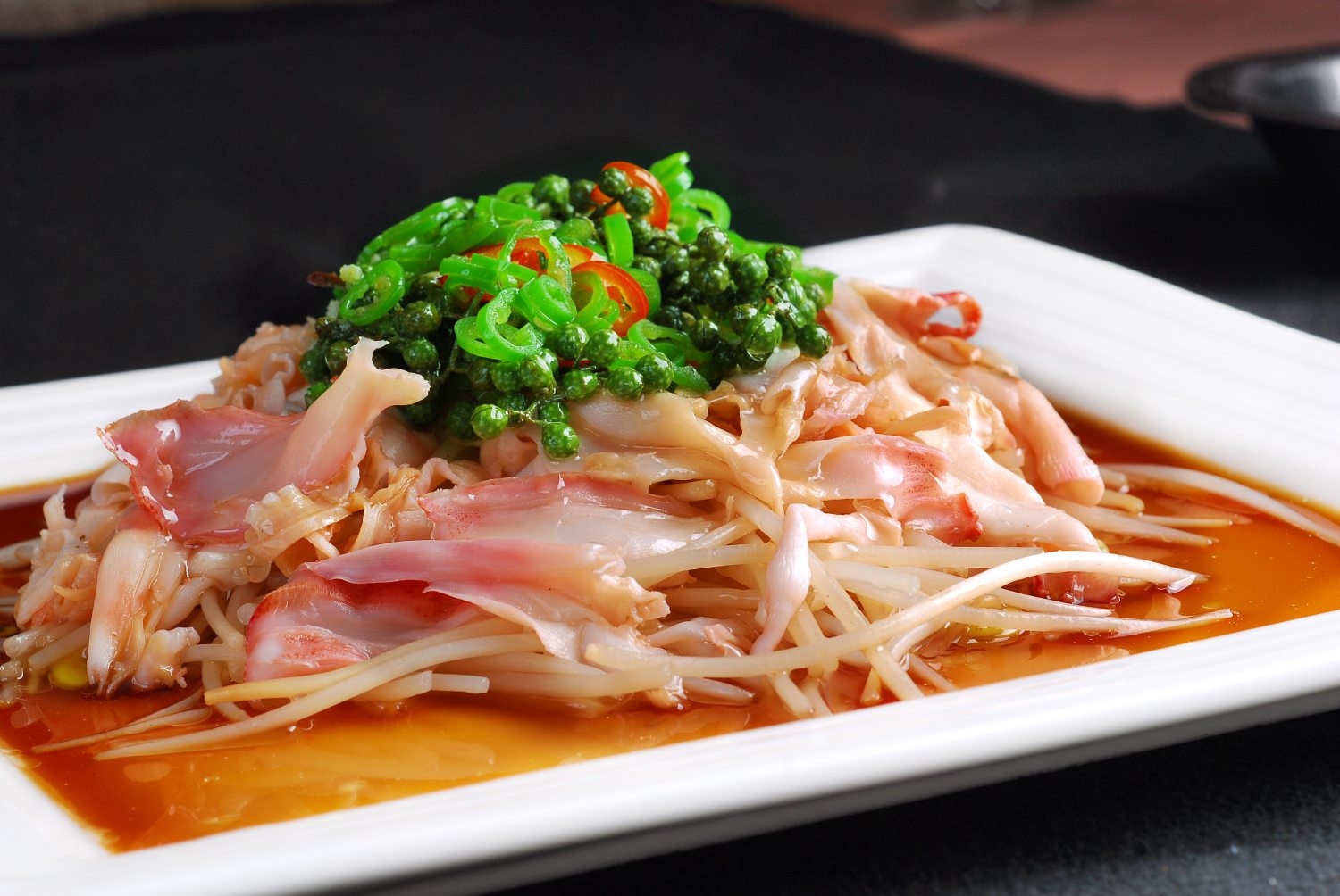 热菜椒香蚌仔高清图片