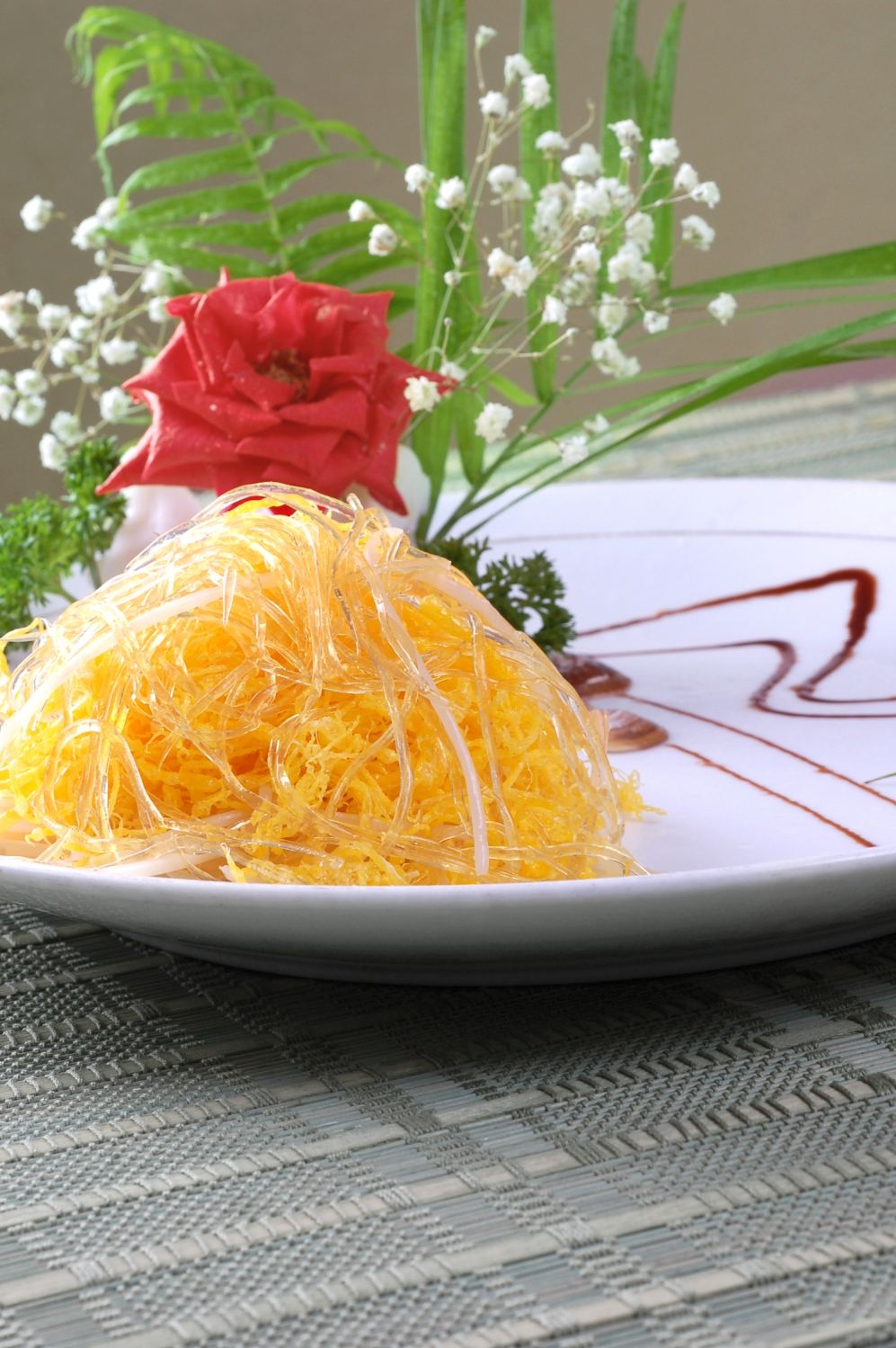 餐饮美食川菜热干捞桂花翅高清图片674