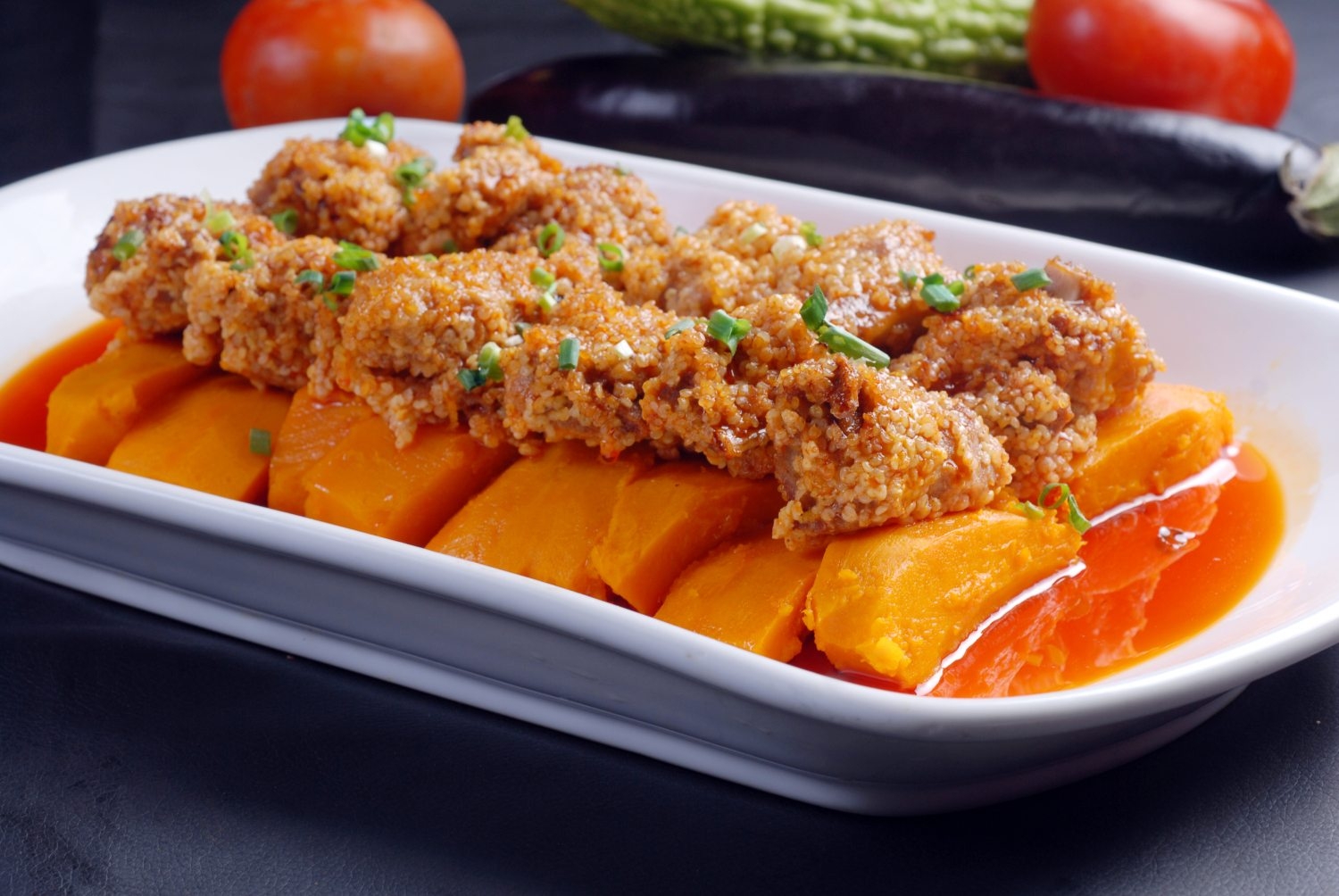 高清图片餐饮美食川菜热小米蒸排骨高清图片696